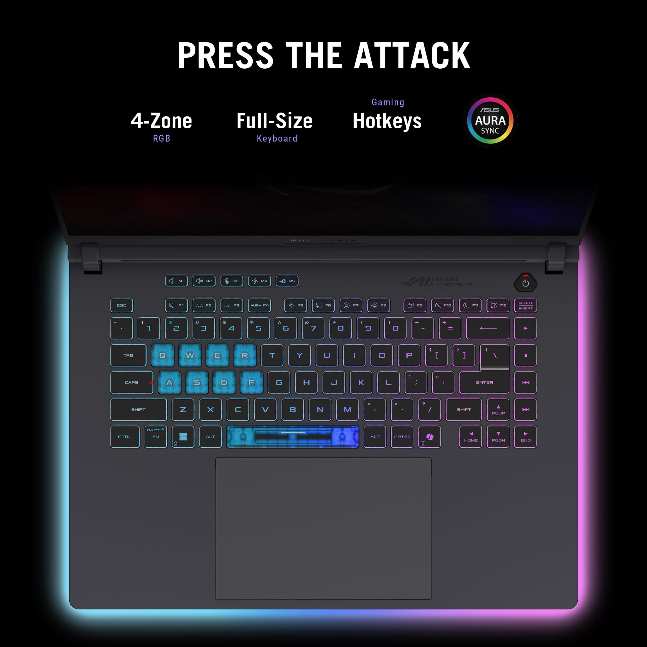 ASUS ROG Strix G16 (2025) Gaming Laptop, 16” FHD+ 16:10 165Hz/3ms, NVIDIA® GeForce RTX™ 5060, Intel® Core™ i7 Processor 14650HX, 16GB DDR5, 1TB Gen 4 SSD, Wi-Fi 7, Windows 11 Home, G615JMR-AS74, view 9