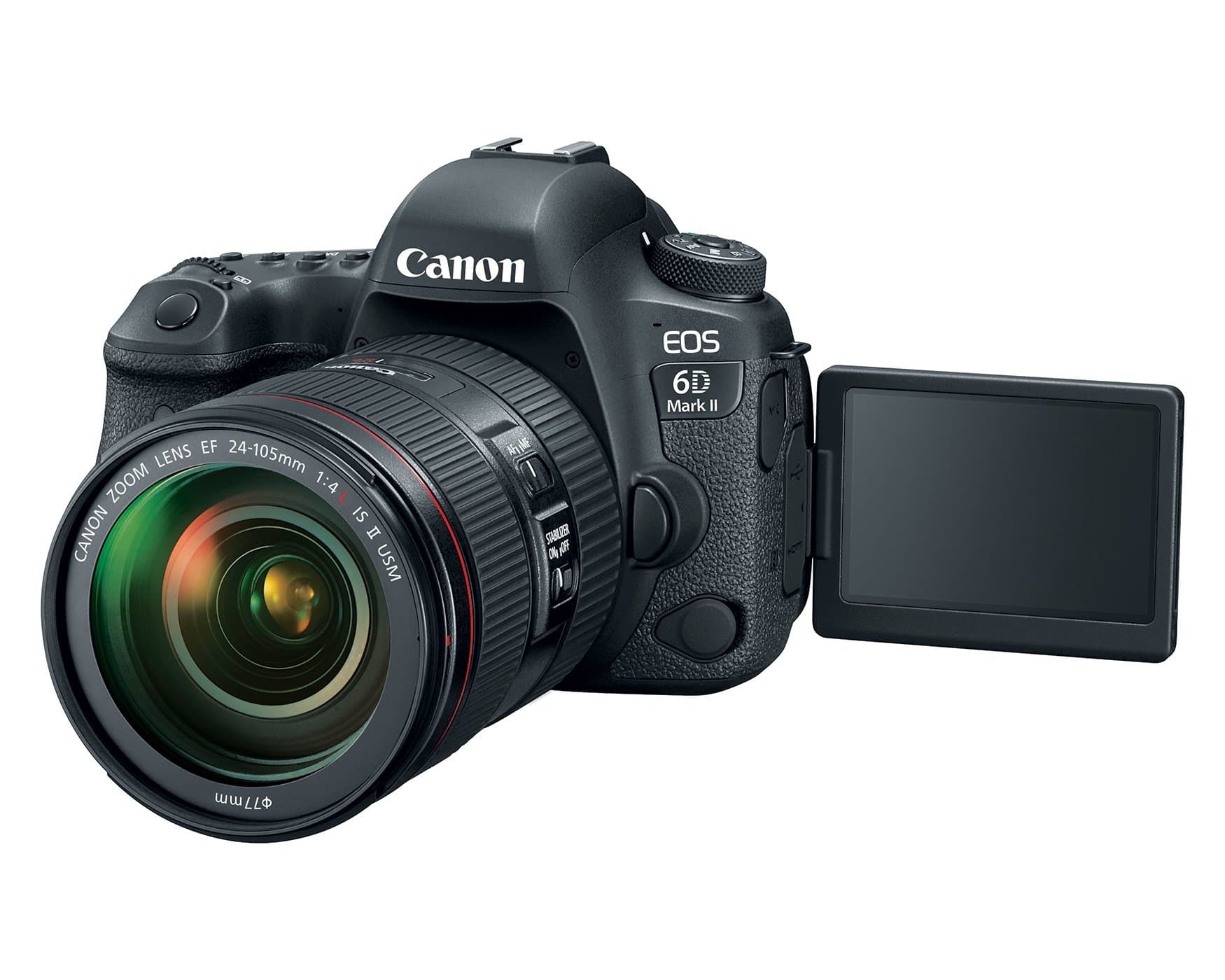 Canon EOS 6D Mark II DSLR Camera with EF 24-105mm USM Lens - WiFi Enabled (Renewed), view 2