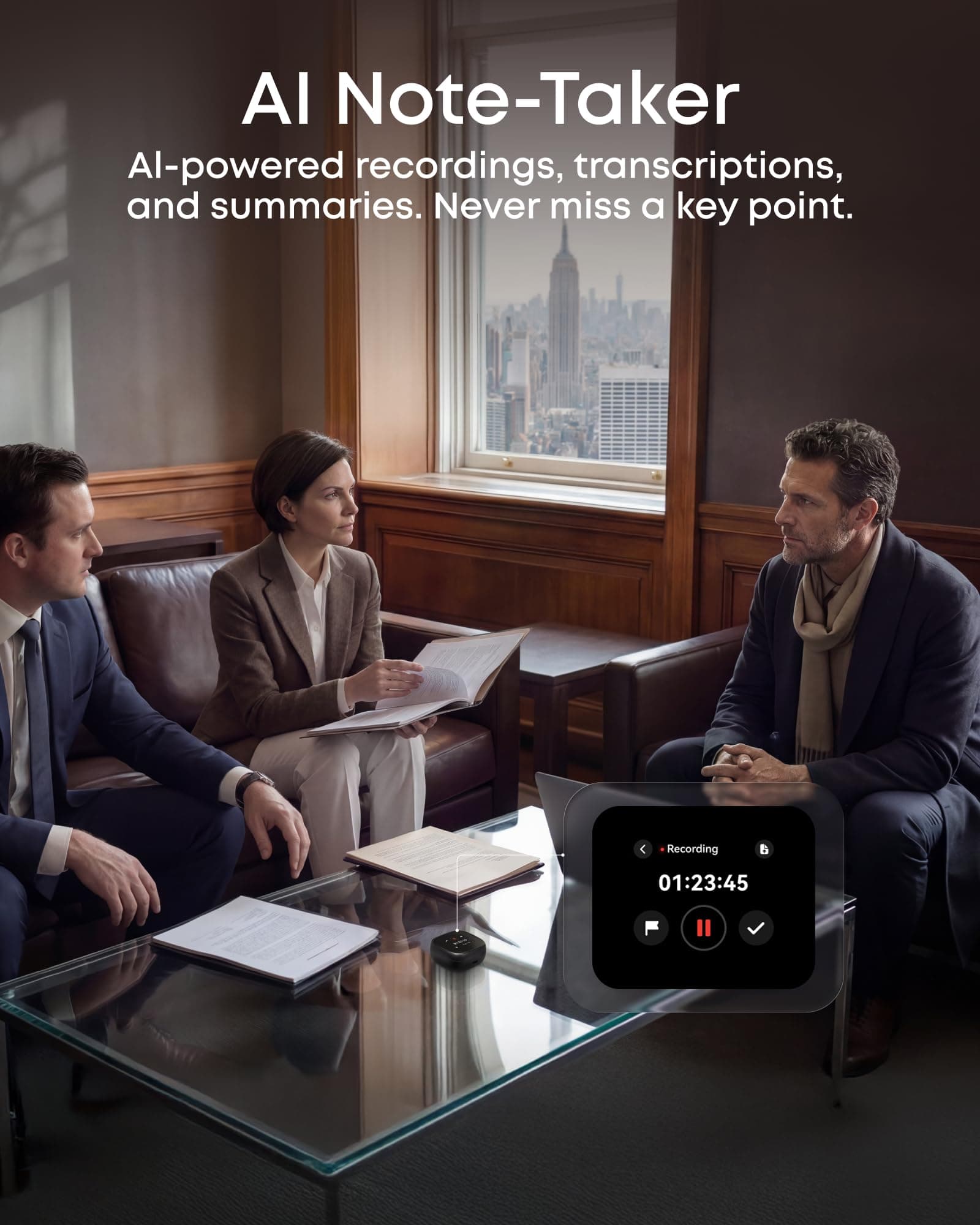Soundcore Liberty 5 Pro Max by Anker Wireless Earbuds, AI Note-Taker, view 7