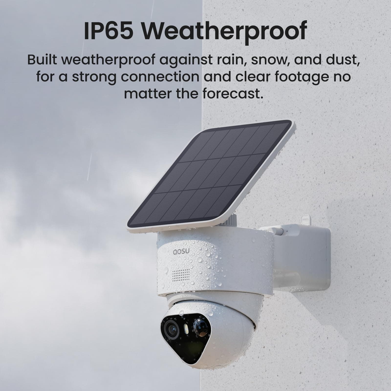 aosu T2 Ultra 4K Security Camera Wireless Outdoor, 360° AI Triple Detection, view 9