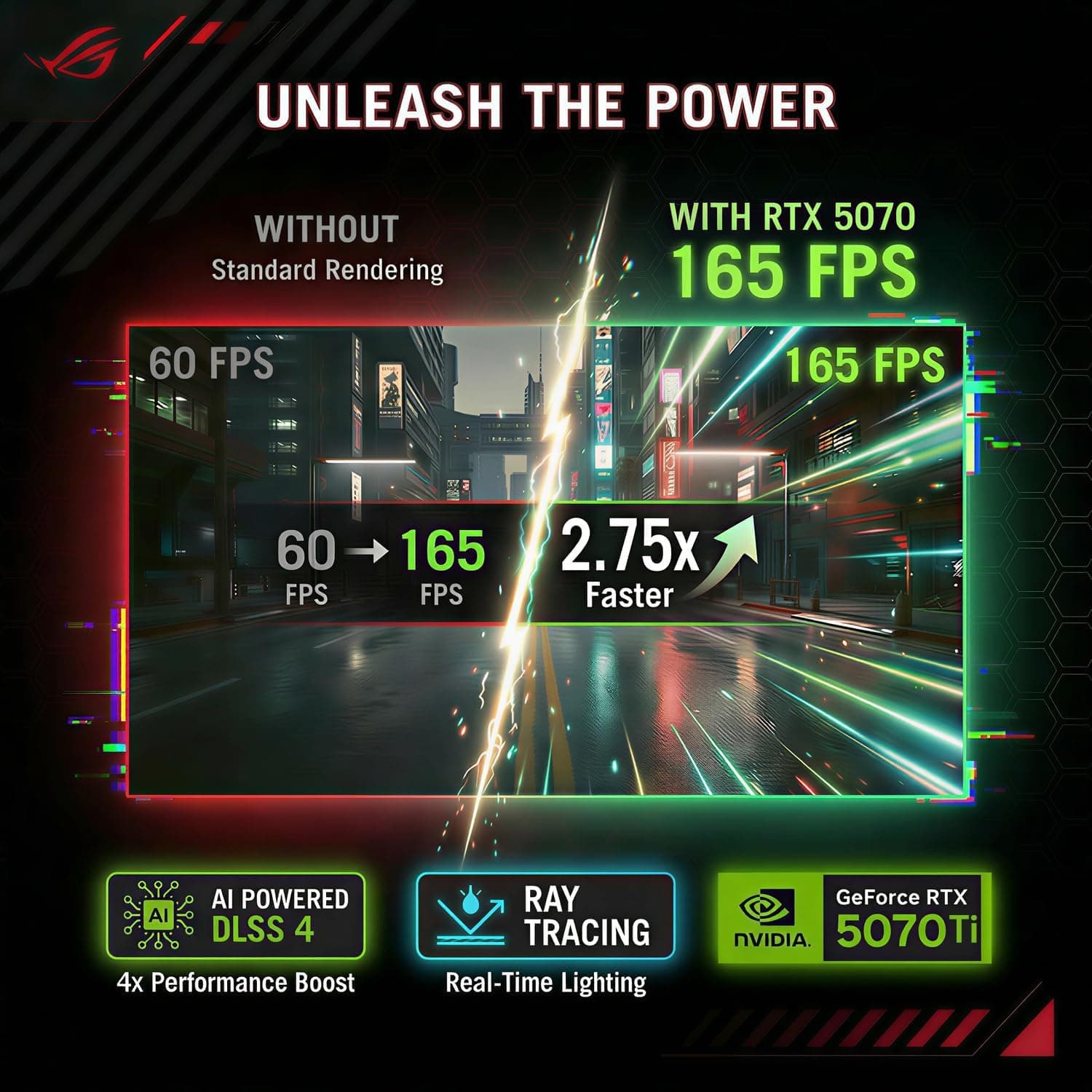 ASUS Latest 2026 ROG Strix G16 Gaming Laptop, 16" FHD 165Hz Display, 16-Core AMD Ryzen 9 8940HX, RTX 5070 Ti, 16GB RAM, 1TB SSD, Eclipse Grey, view 11