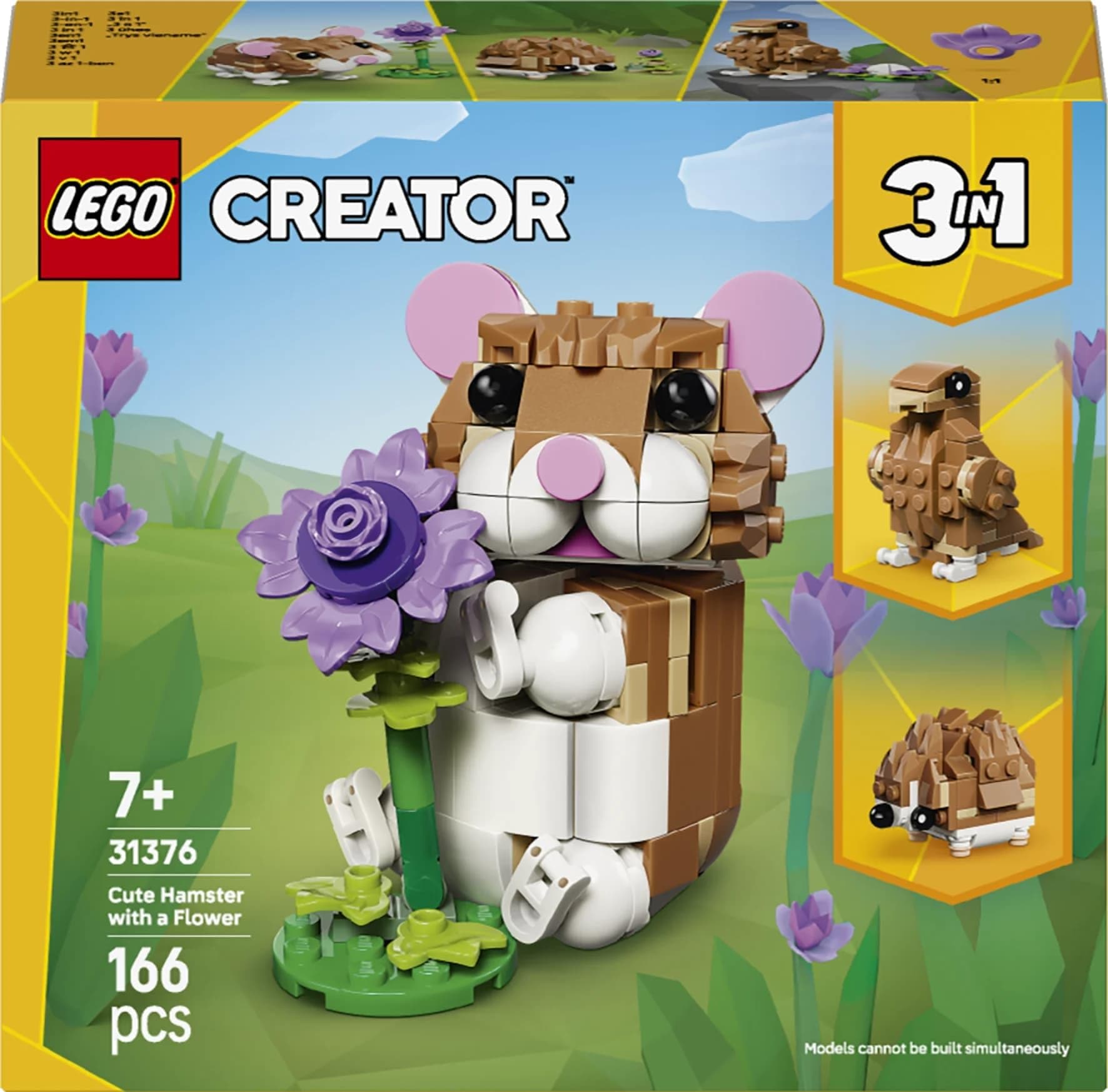 Lego 31376 Creator Hamster Toy Birthday Present Blocks for Girls Boys Children 7 8 9 Years Old Elementary School Student Pretend Play Animal, view 9