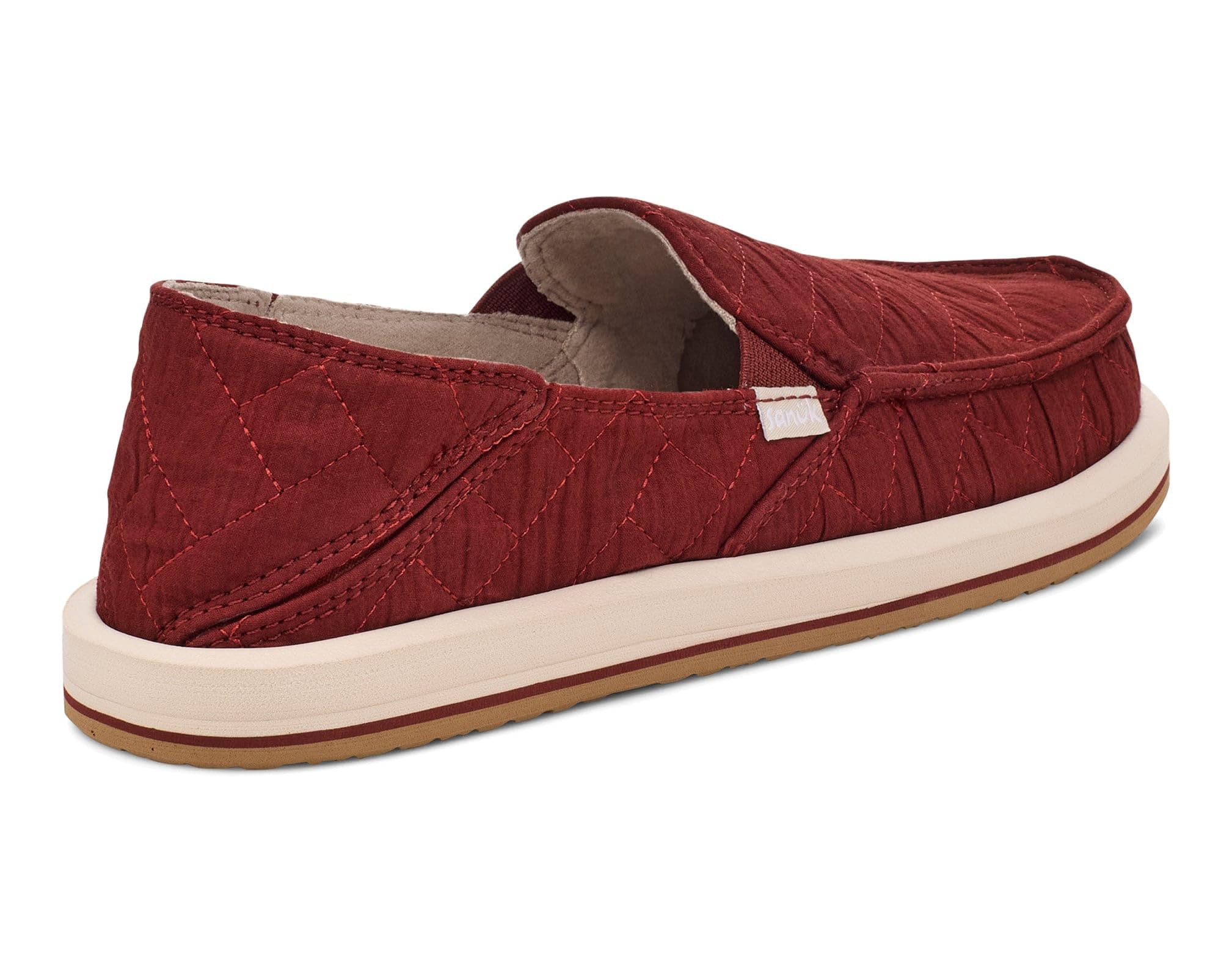 Sanuk Donna Quilted - Women Loafers, Fired Brick, 9, view 5