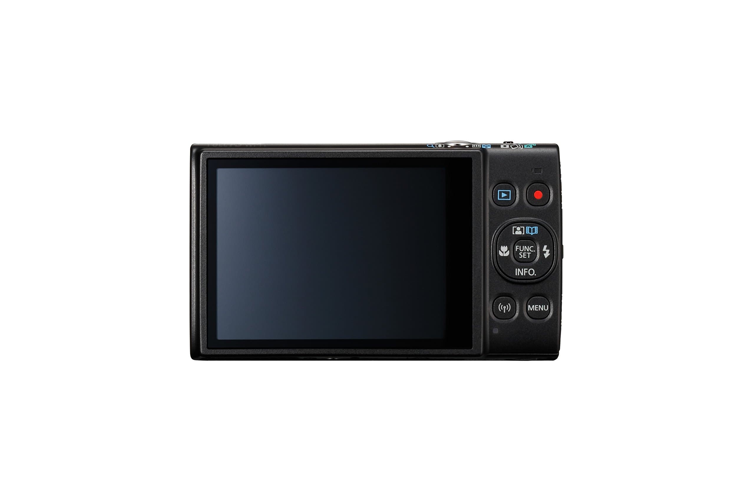Canon PowerShot ELPH 360 Digital Camera w/ 12x Optical Zoom and Image Stabilization - Wi-Fi & NFC Enabled (Black), view 3
