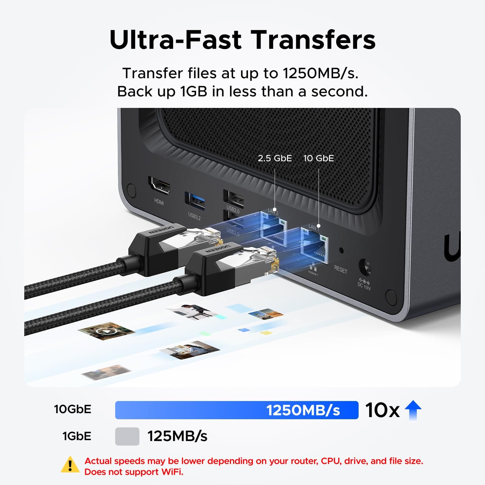 UGREEN DXP4800 Plus 4-Bay NAS for Families, Creators & Small Teams, view 4