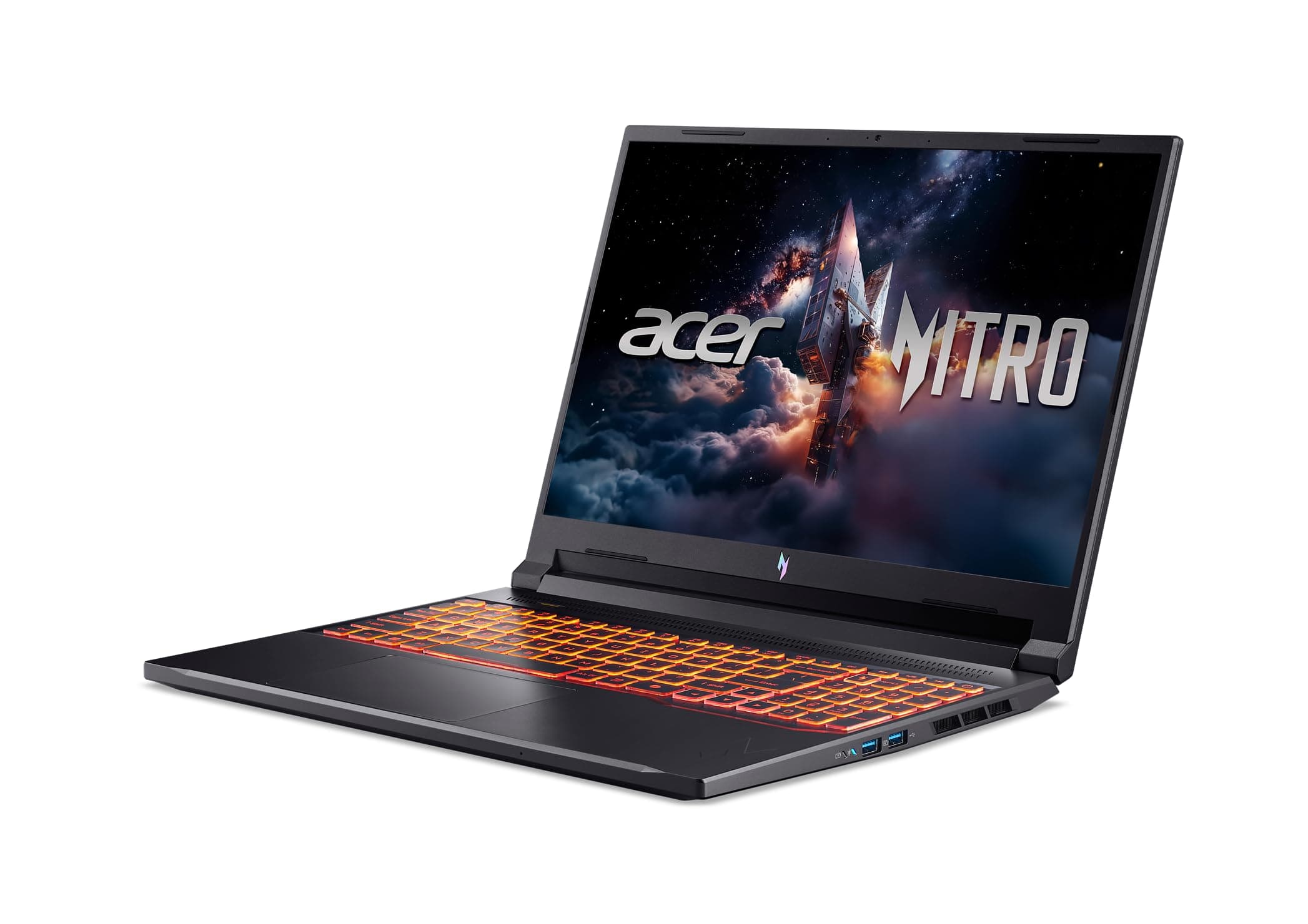 Acer Nitro V Gaming Laptop | Intel Core 7 Processor 240H | NVIDIA GeForce RTX 5050 Laptop GPU | 16" WUXGA IPS 180Hz Display | 16GB DDR5 | 1TB Gen 4 SSD | Wi-Fi 6 | Backlit KB | ANV16-72-73EW, view 10