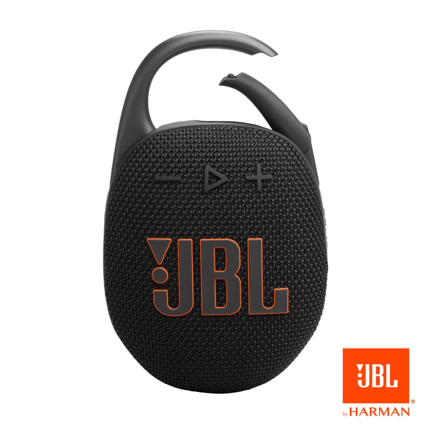 JBL Clip 5 - Ultra-Portable, Waterproof & Dustproof Bluetooth Speaker, Big JBL Pro Sound with Punchy bass, Integrated Carabiner, Up to 12 Hours of Play, Made in Part with Recycled Materials (Black), view 6