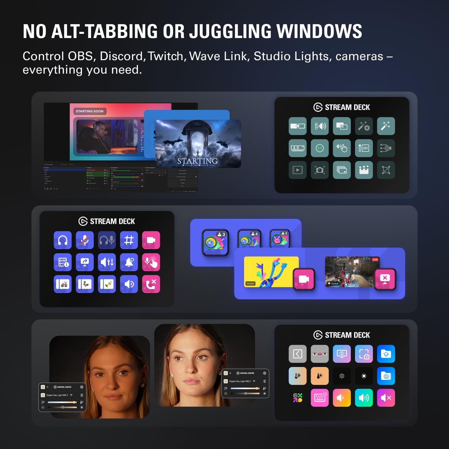 Elgato Stream Deck MK.2 Studio Controller, 15 Macro Keys, view 4