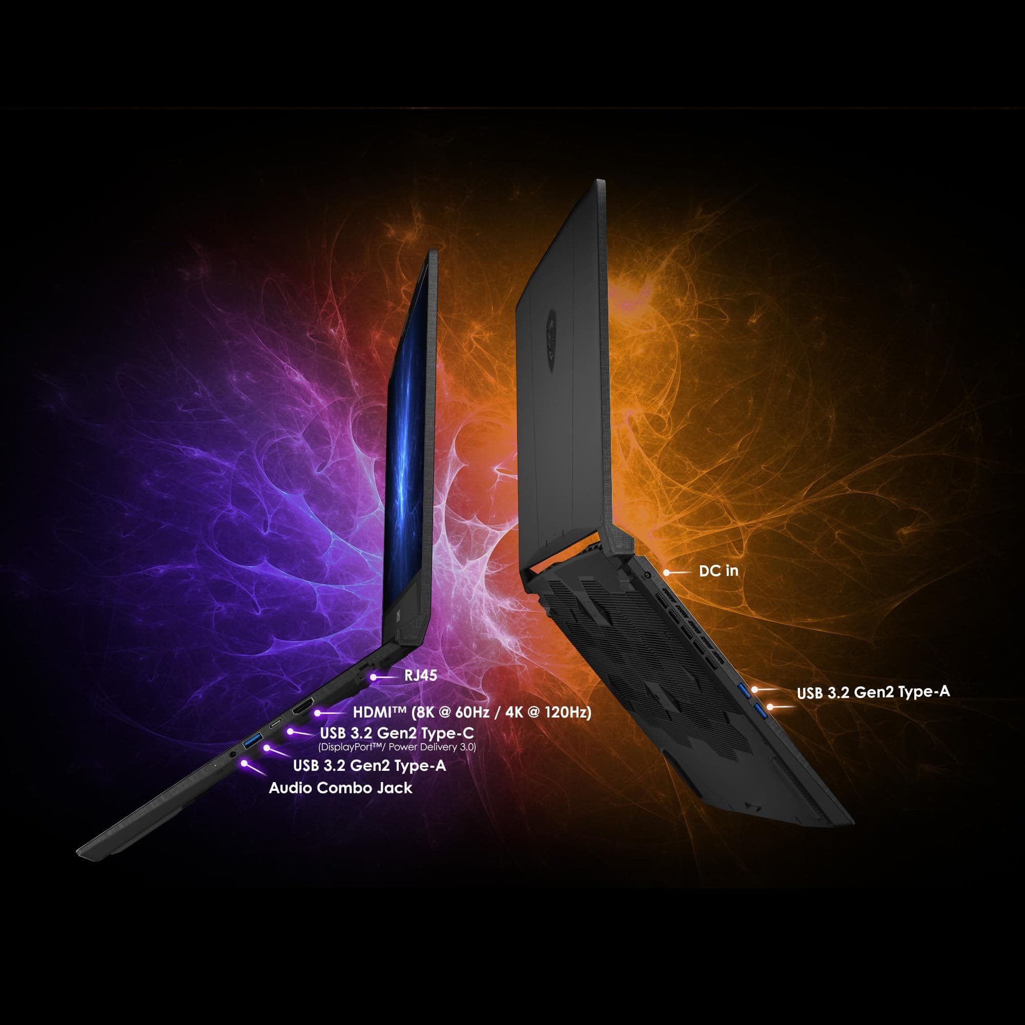 msi Katana 15 HX Gaming Laptop - 15.6" QHD 165Hz Display, Intel Core i7-14650HX, NVIDIA GeForce RTX 5060, 16GB DDR5, 1TB NVMe SSD, Wi-Fi 6E, RGB Keyboard, Windows 11 (B14WFK-810US), view 4