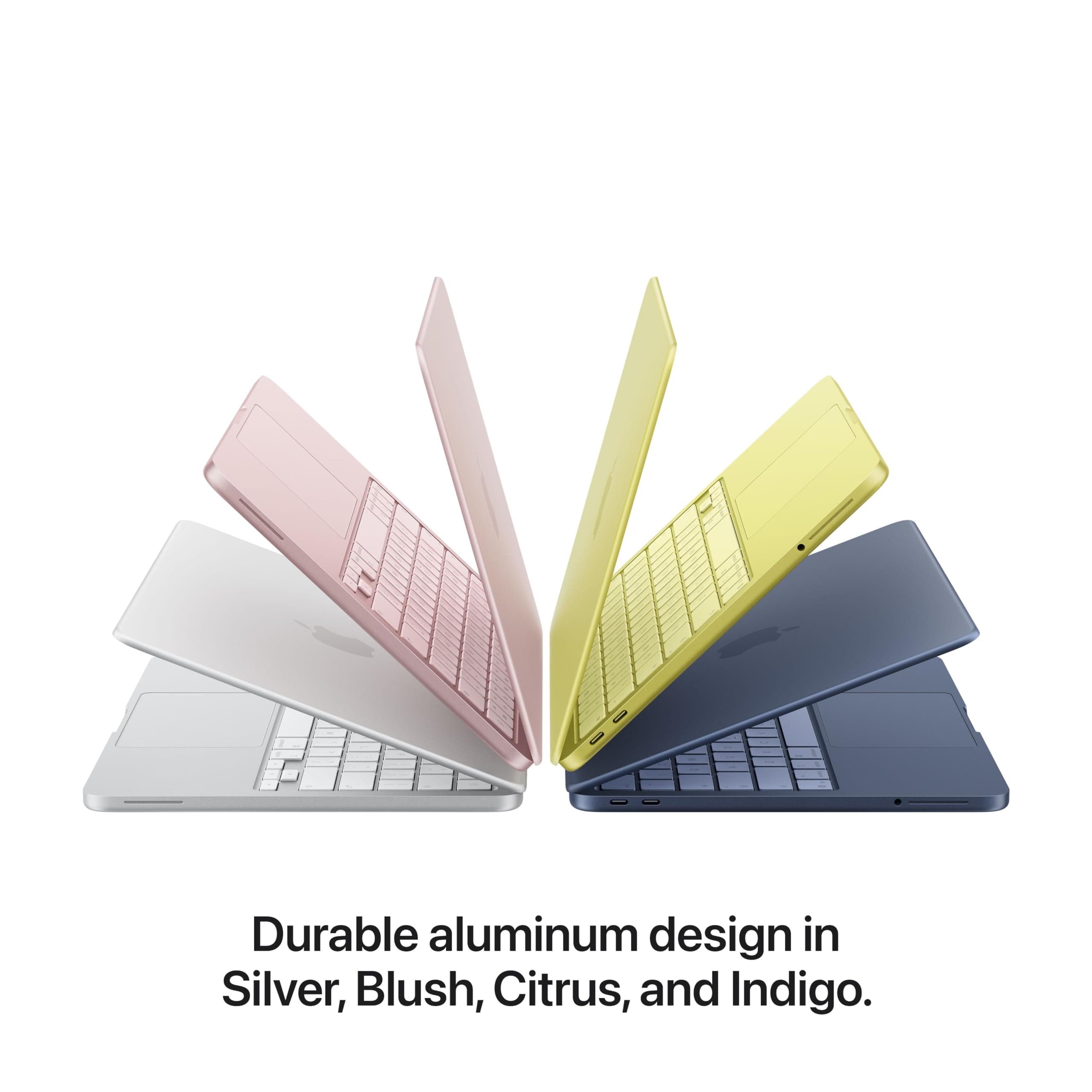 Apple 2026 MacBook Neo 13-inch Laptop with A18 Pro chip: Built for AI and Apple Intelligence, Liquid Retina Display, 8GB Unified Memory, 256GB SSD Storage, 1080p FaceTime HD Camera; Silver, view 3