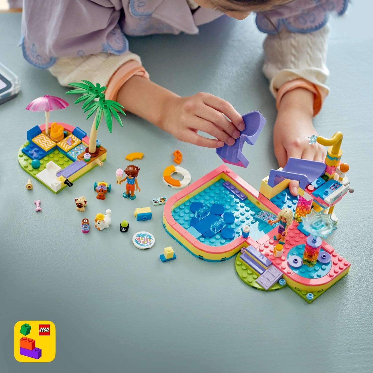 Lego 42676 Friends Water Park Toy, Birthday Present, Blocks, Education, Girls, Boys, Kids, 6 Years, 7 Years, 8 Years, 9 Years, Interior, Stylish, Pretend Play, Pretend Play, view 7