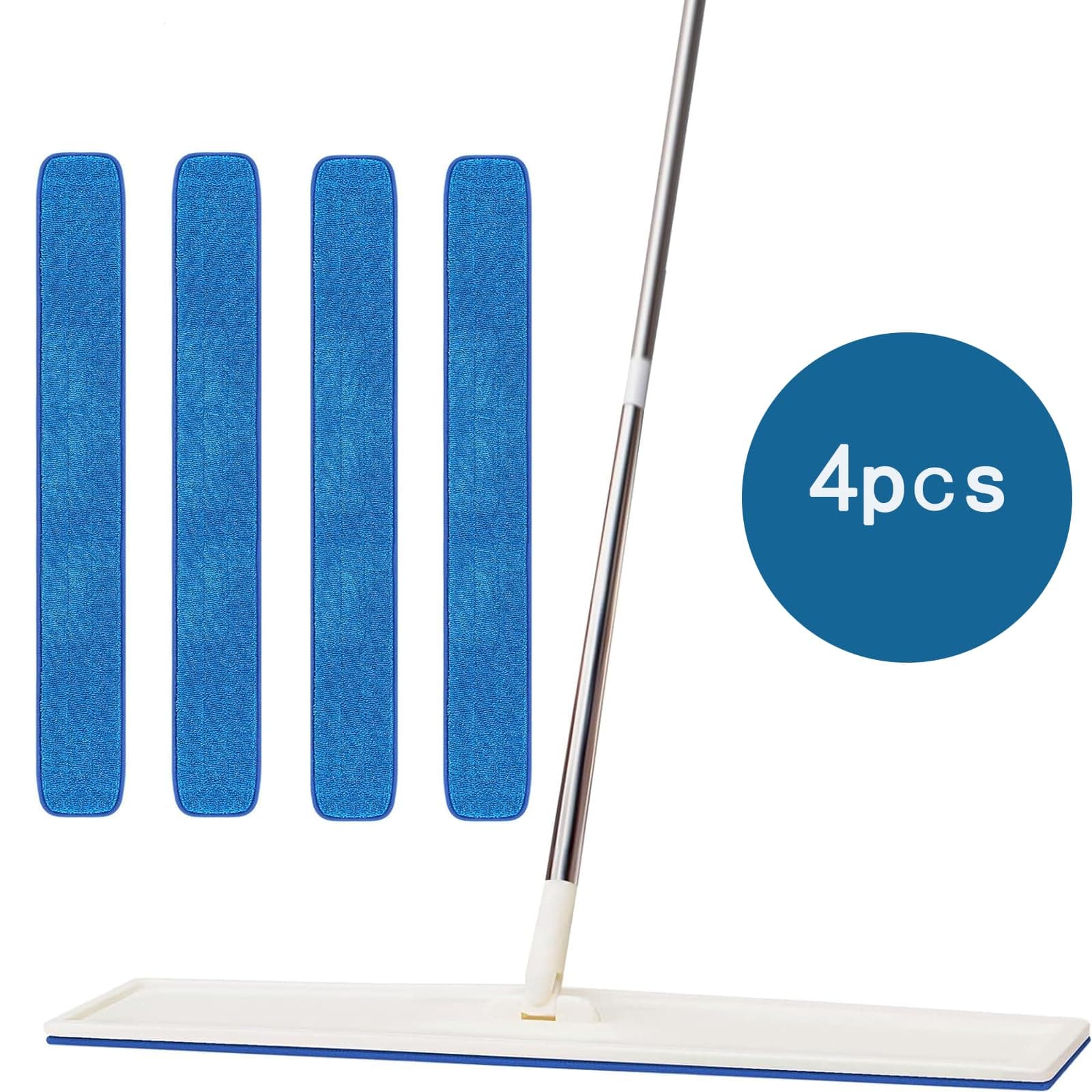 4Pcs 48 Inch Commercial Microfiber Mop Pad, view 6