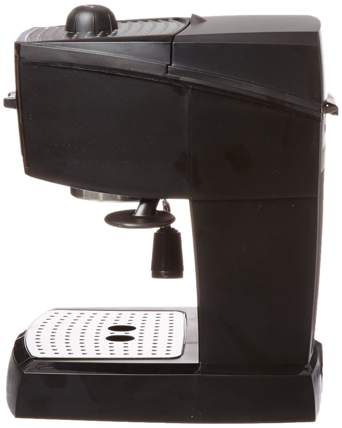 DeLonghi EC155 15 Bar Espresso and Cappuccino Machine, Black, view 2