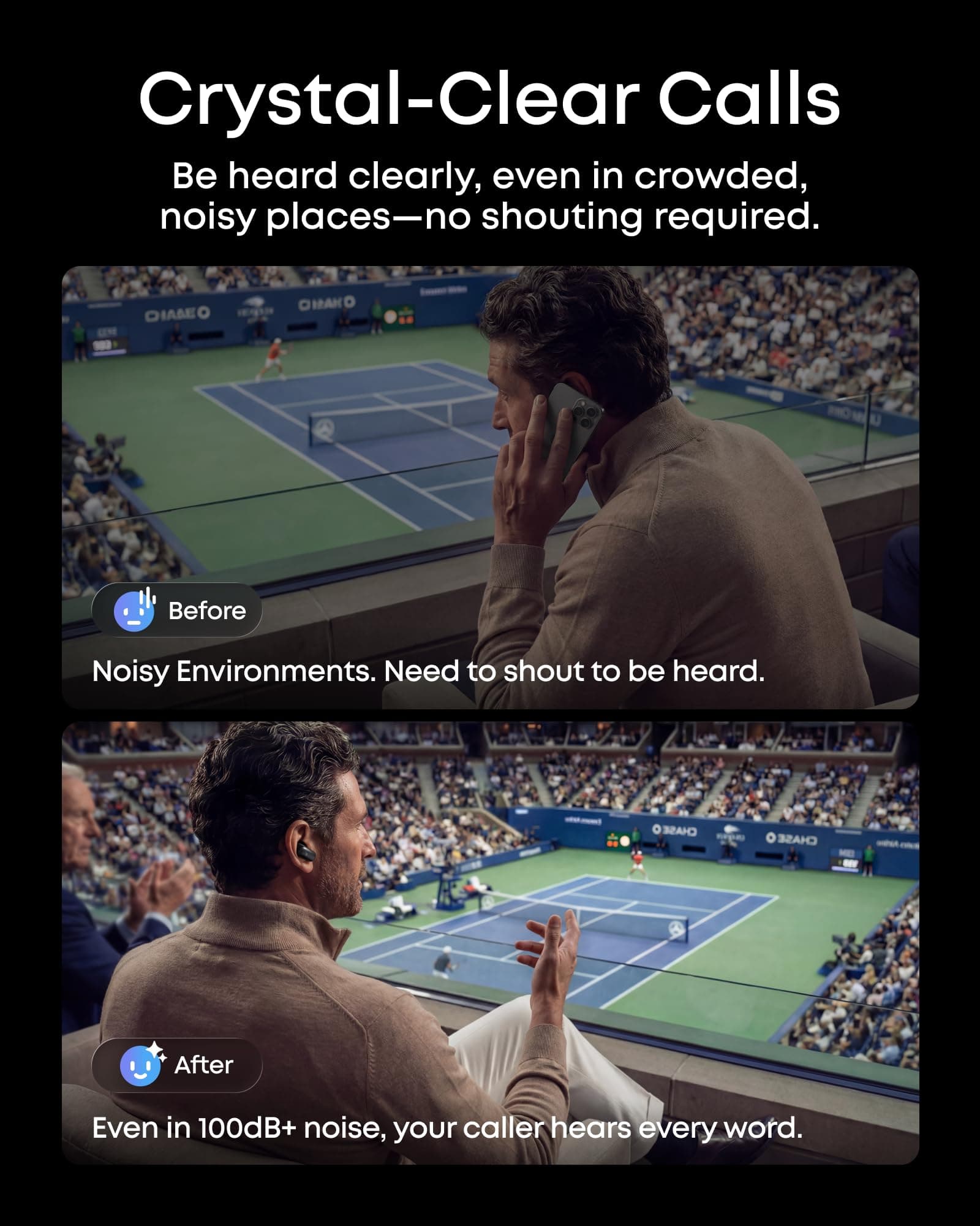 Soundcore Liberty 5 Pro Max by Anker Wireless Earbuds, AI Note-Taker, view 3
