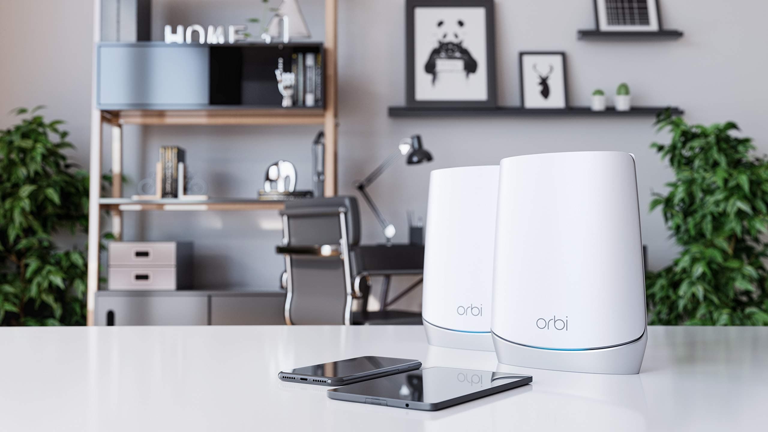 NETGEAR Orbi Whole Home Tri-Band Mesh WiFi 6 System (RBK752) – Router with 1 Satellite Extender | Coverage up to 5,000 sq. ft., 40 Devices | AX4200 (Up to 4.2Gbps), view 2
