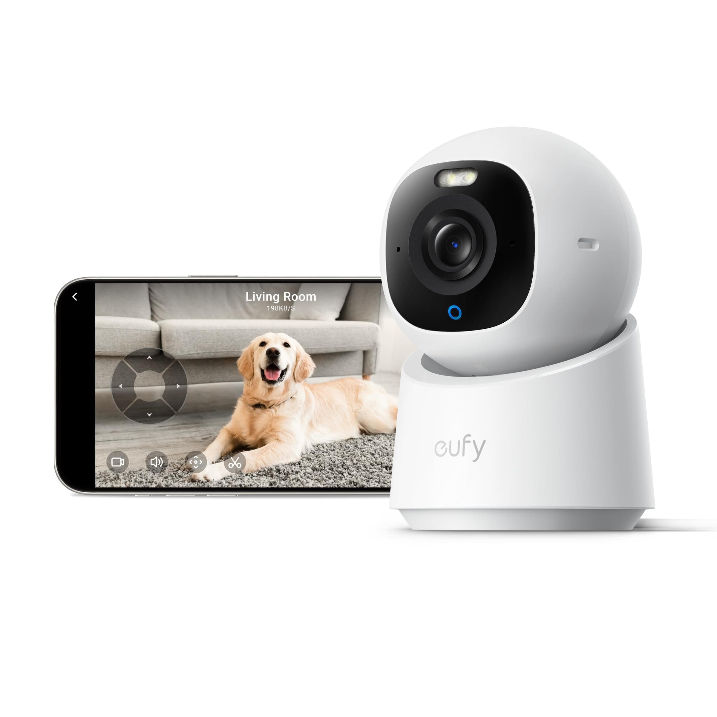 eufy Security 4K Indoor Camera E30, No Subscription, Work as Pet Camera