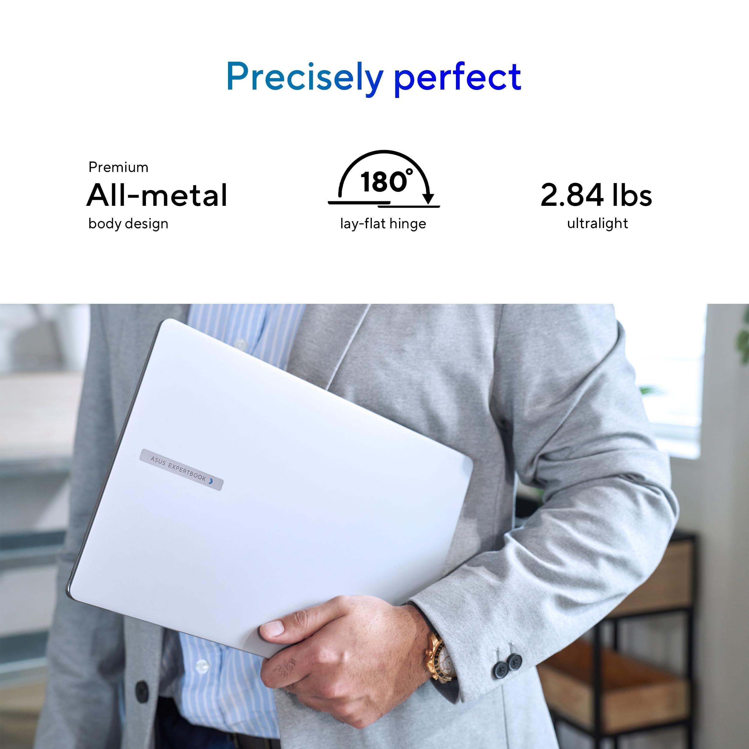ASUS ExpertBook ExpertBook/GREY/14.0 WQXGA(WQ) Non-Touch/CORE Ultra 5 226V/16GB/Intel UMA/512GB/WIN11 PRO, view 6