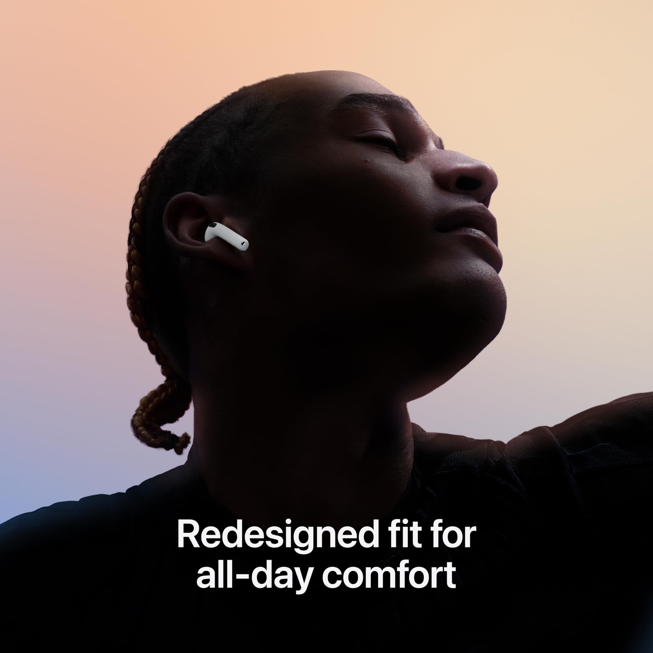 Apple AirPods 4 Wireless Earbuds, view 3