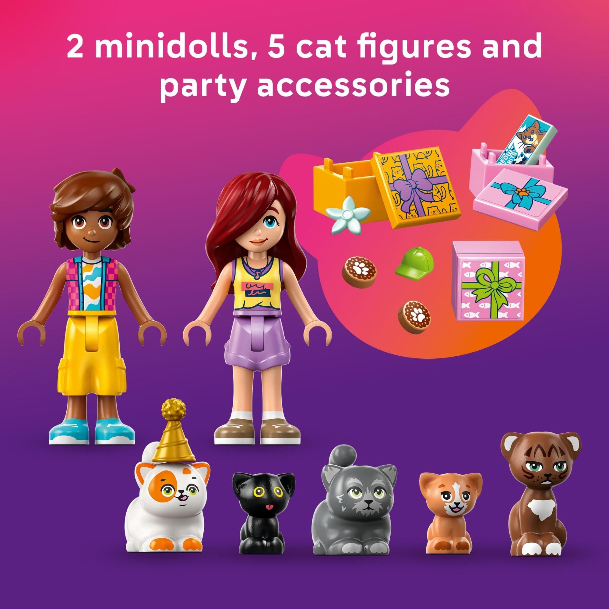 LEGO Friends Tree House Building Toy - Pretend Play Building Blocks with Cat Toys & 2 Minidolls, Creative Storytelling Toy for Girls and Boys Ages 9+, Gift Idea - 42666, view 5