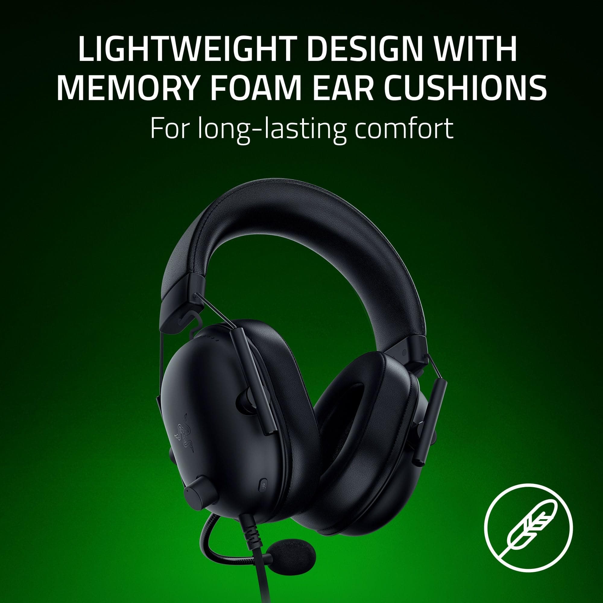 Razer BlackShark V2 X Xbox Gaming Headset, 3.5mm Audio Jack, Black, view 5