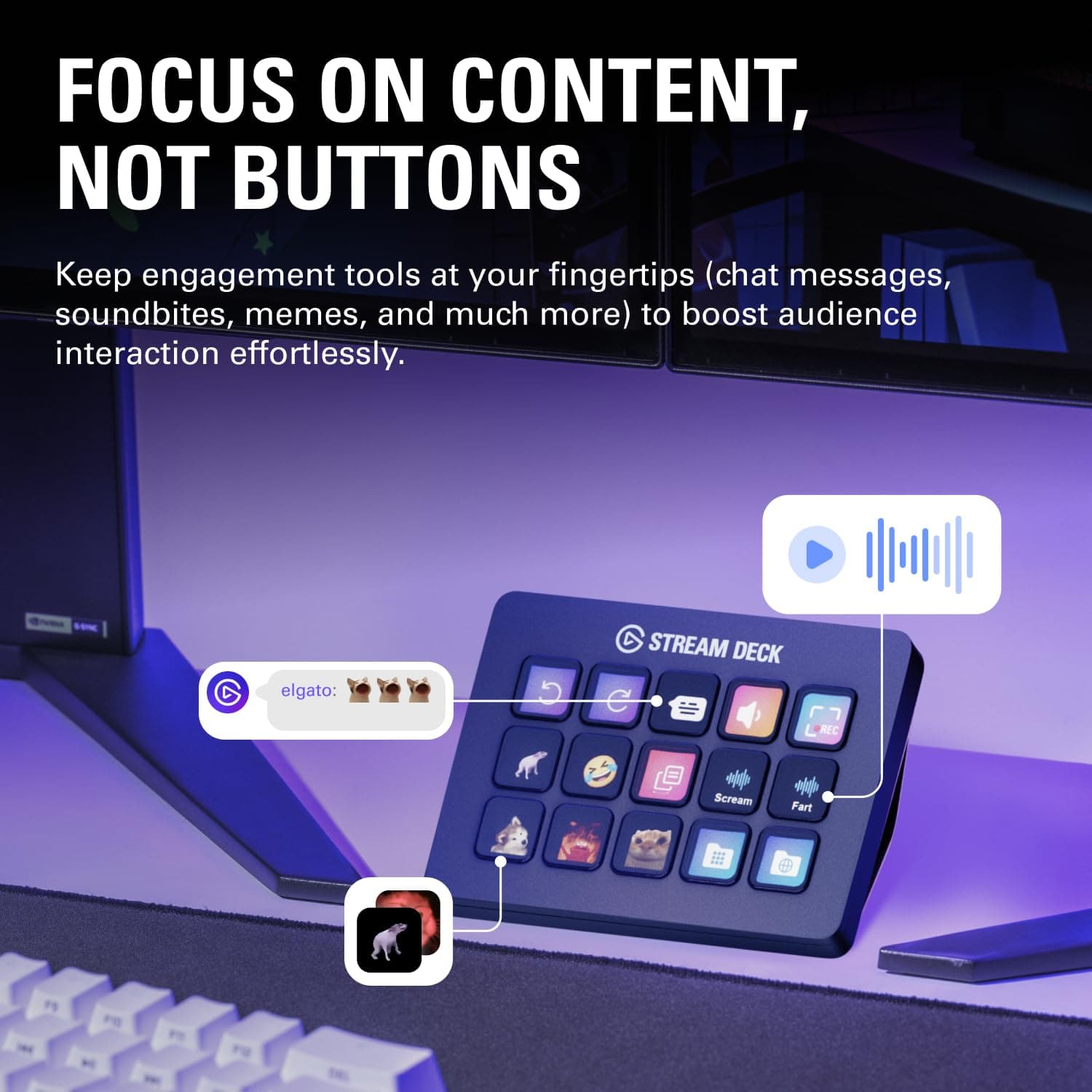 Elgato Stream Deck MK.2 Studio Controller, 15 Macro Keys, view 7