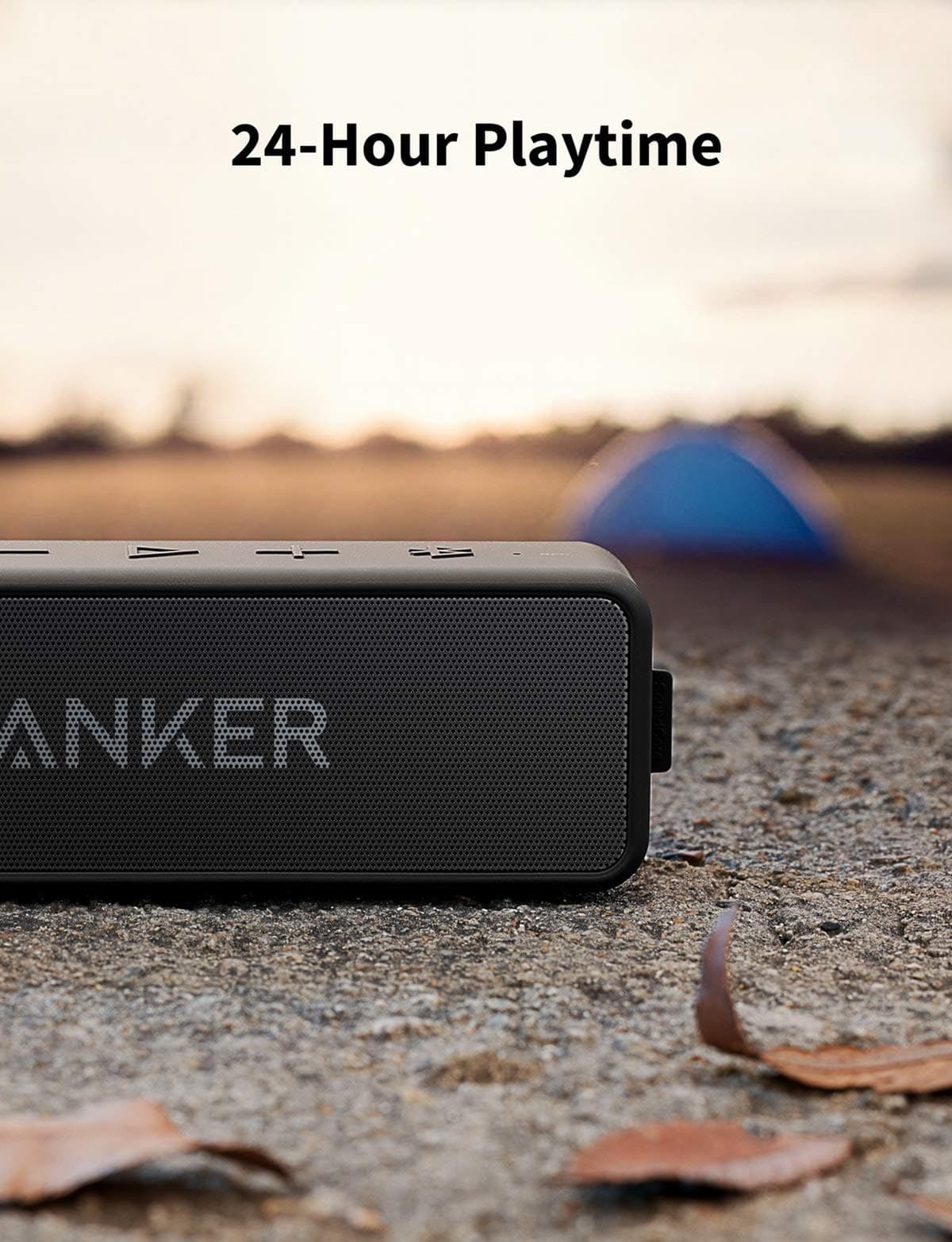 Anker soundcore 2 Portable Bluetooth Speaker, 24-Hour Playtime, IPX7, view 2