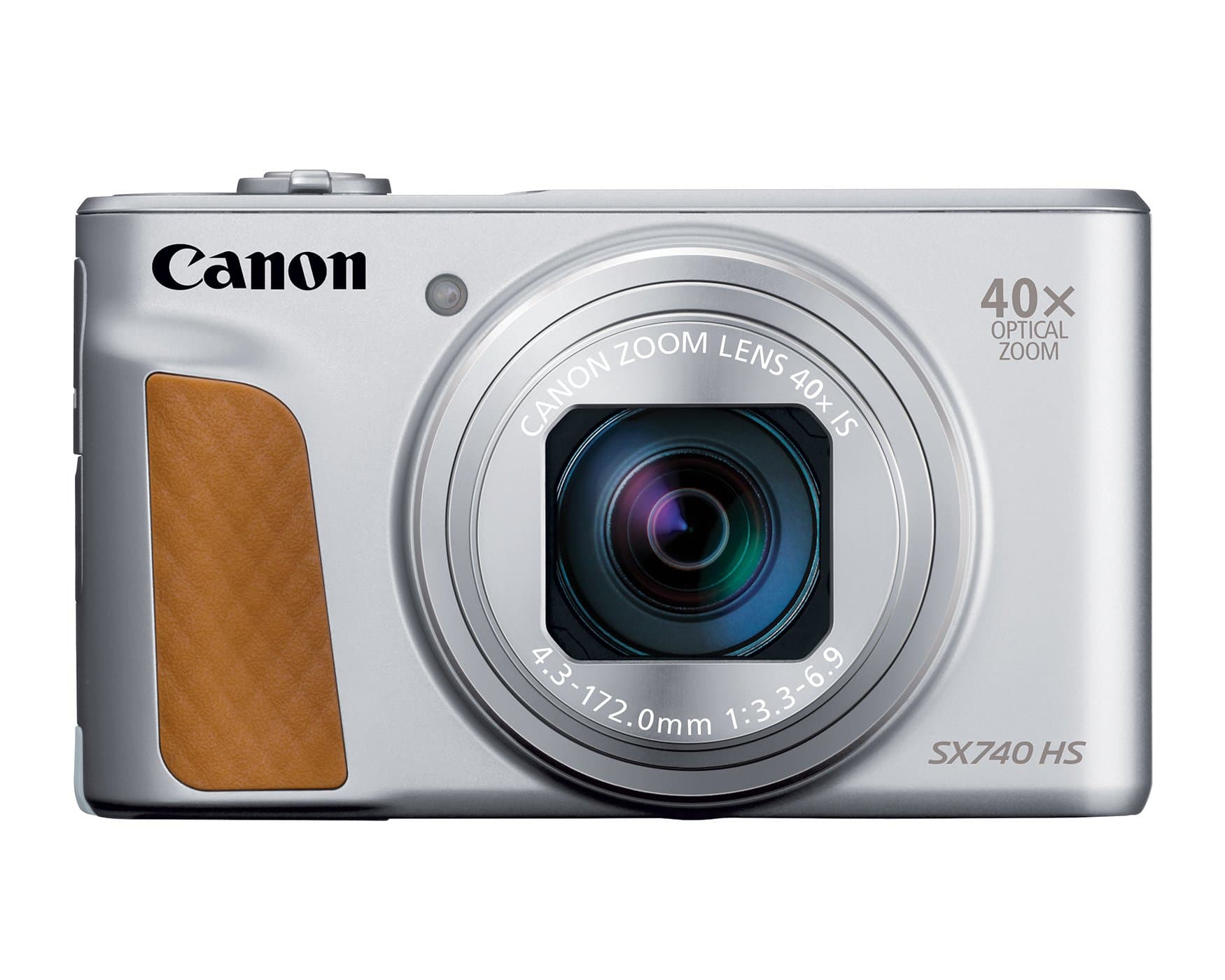 Canon PowerShot SX740 HS, Point and Shoot Digital Camera, Optical Zoom, 4K Video, Silver, view 2