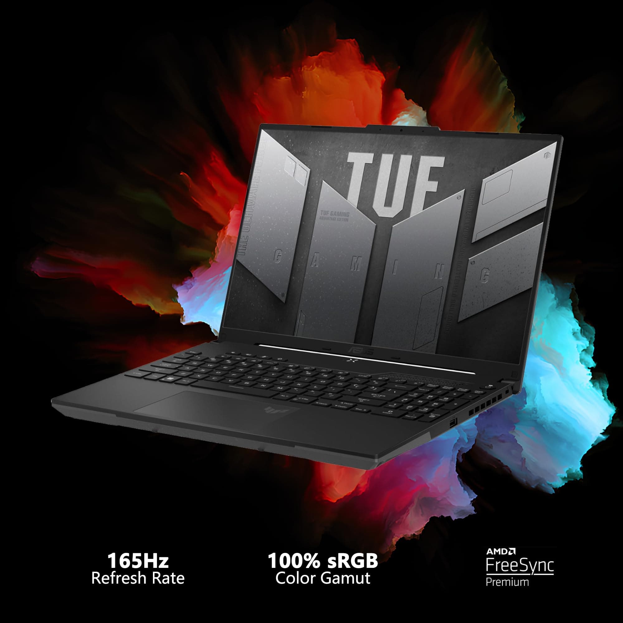 ASUS TUF Gaming A16 Laptop 16" FHD+ 165Hz 7ms 100% sRGB AMD Octa-core Ryzen 7 7735HS 16GB RAM 512GB SSD Radeon RX 7700S 8GB (>RTX4060) Backlit Type-C USB4 Fast Charging Win11 ICP Accessory, view 7