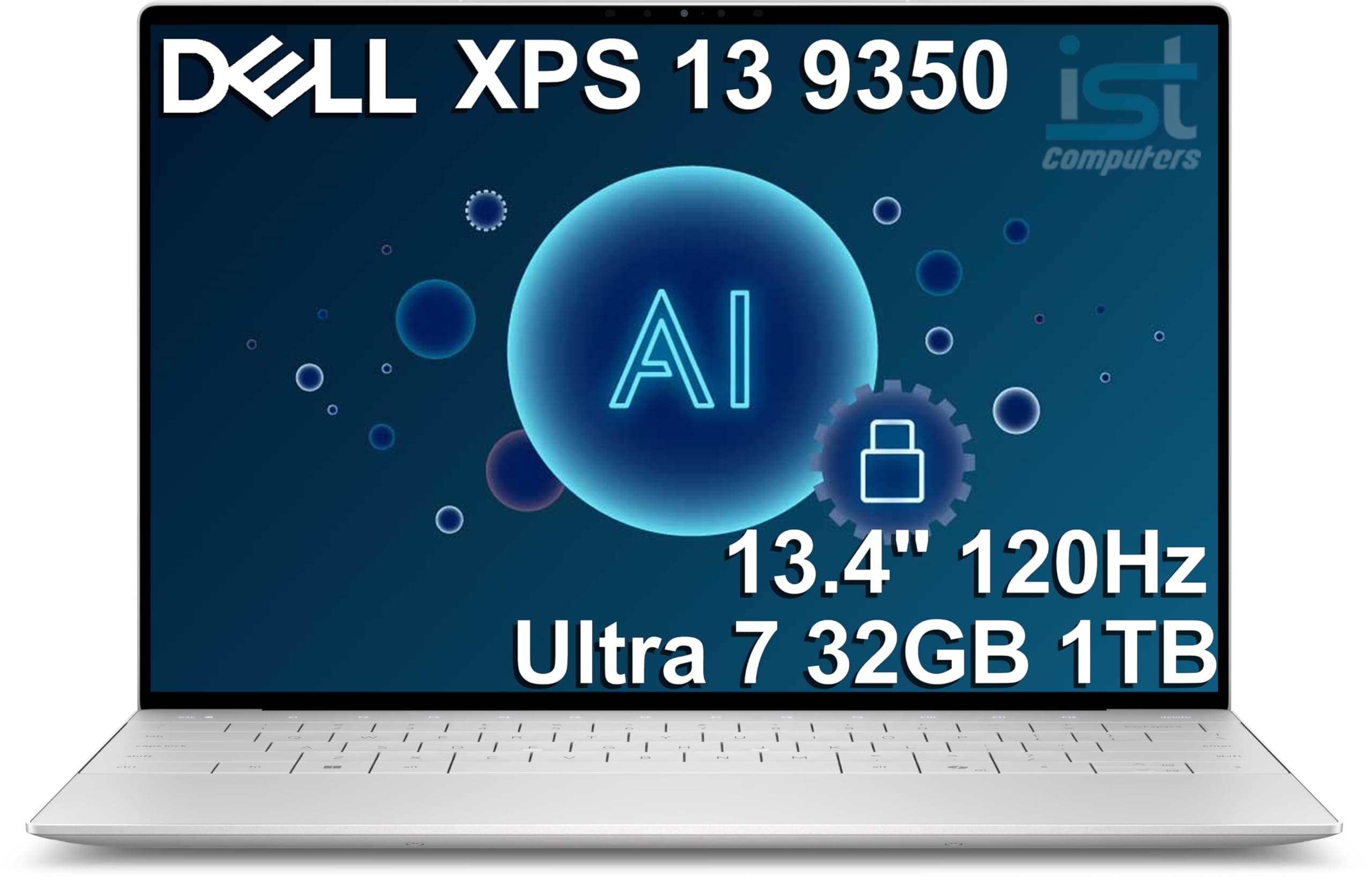 Dell XPS 13 9350, 13.4" FHD+ 120Hz, Intel Ultra 7 258V, 32GB DDR5, 1TB SSD