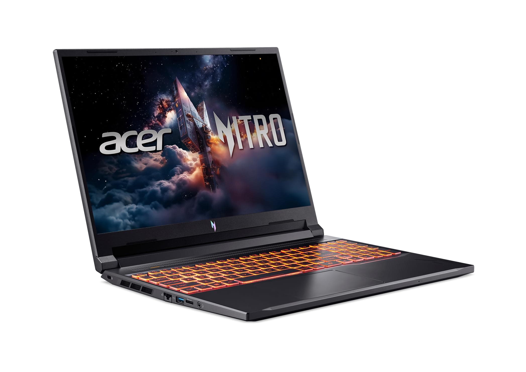 Acer Nitro V Gaming Laptop | Intel Core 7 Processor 240H | NVIDIA GeForce RTX 5050 Laptop GPU | 16" WUXGA IPS 180Hz Display | 16GB DDR5 | 1TB Gen 4 SSD | Wi-Fi 6 | Backlit KB | ANV16-72-73EW, view 9