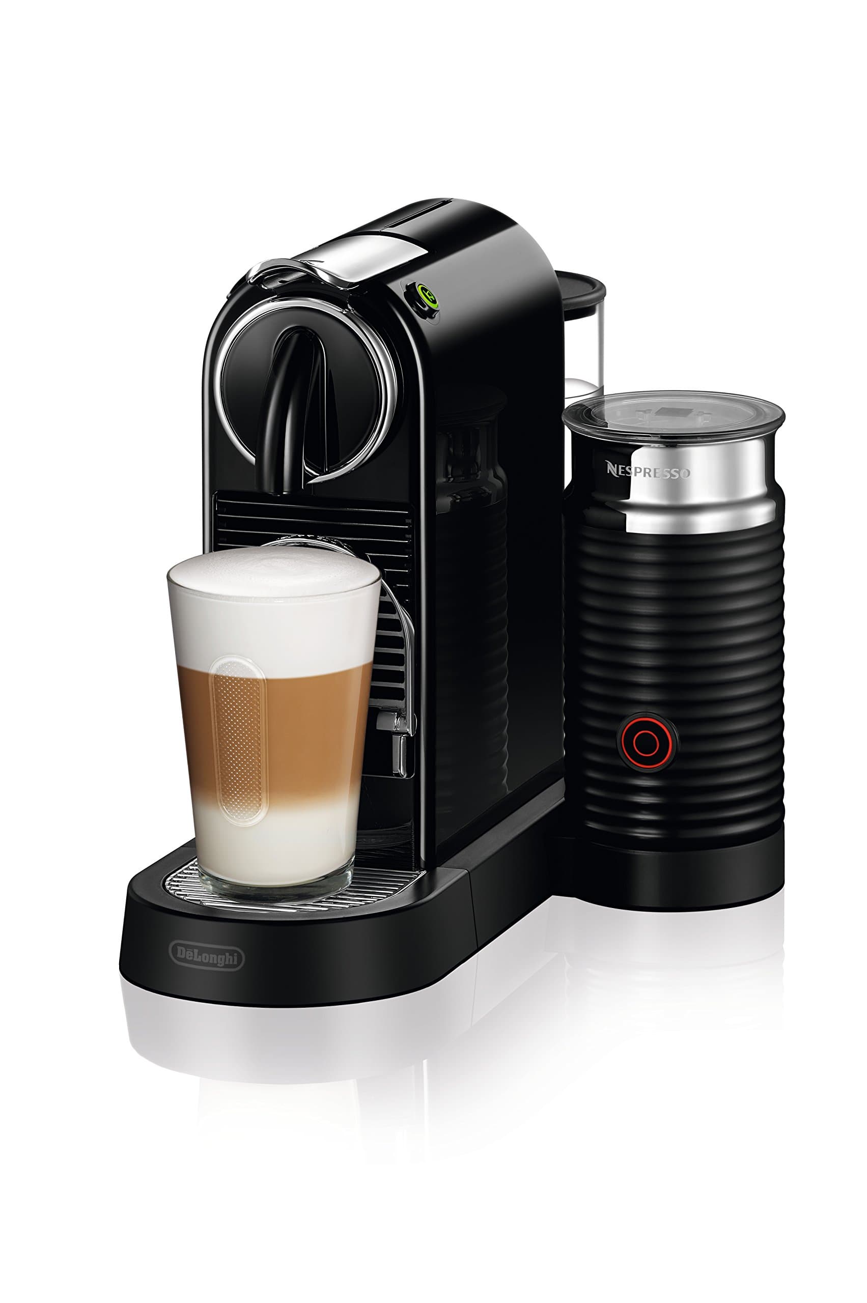 Nespresso CitiZ Coffee and Espresso Machine by De'Longhi with Milk Frother, Black, 9.3 x 14.6 x 10.9 inches, view 2
