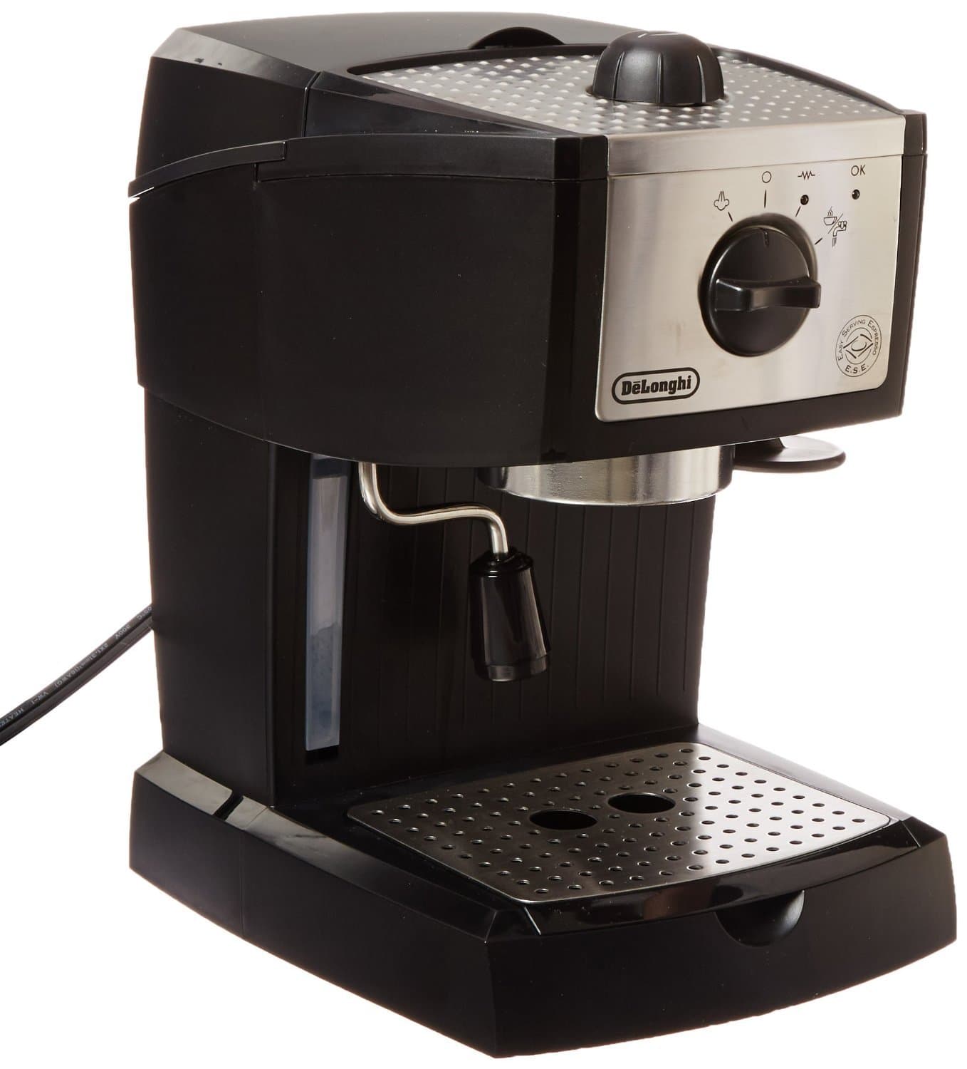 DeLonghi EC155 15 Bar Espresso and Cappuccino Machine, Black, TickClip Clip verdict
