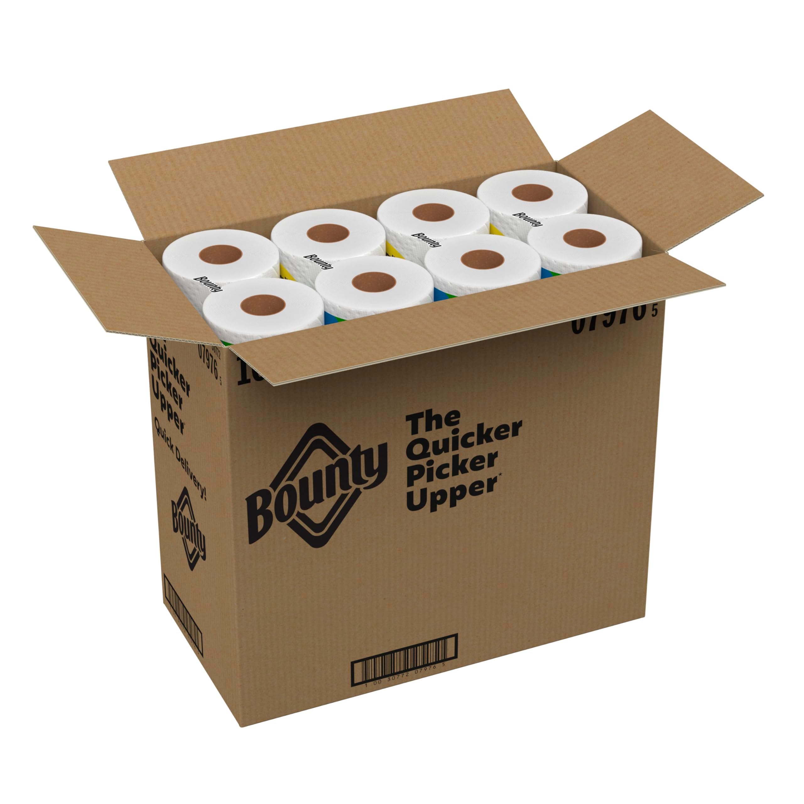 Bounty Paper Towels Quick Size, White, 16 Family Rolls = 40 Regular Rolls, view 11