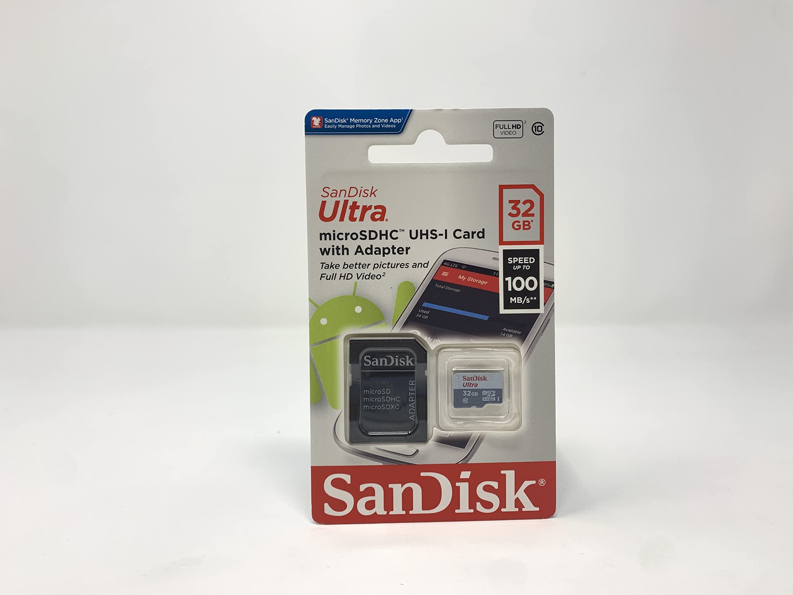 SanDisk Ultra 32GB UHS-I/Class 10 Micro SDHC Memory Card With Adapter - SDSDQUAN-032G-G4A, view 7