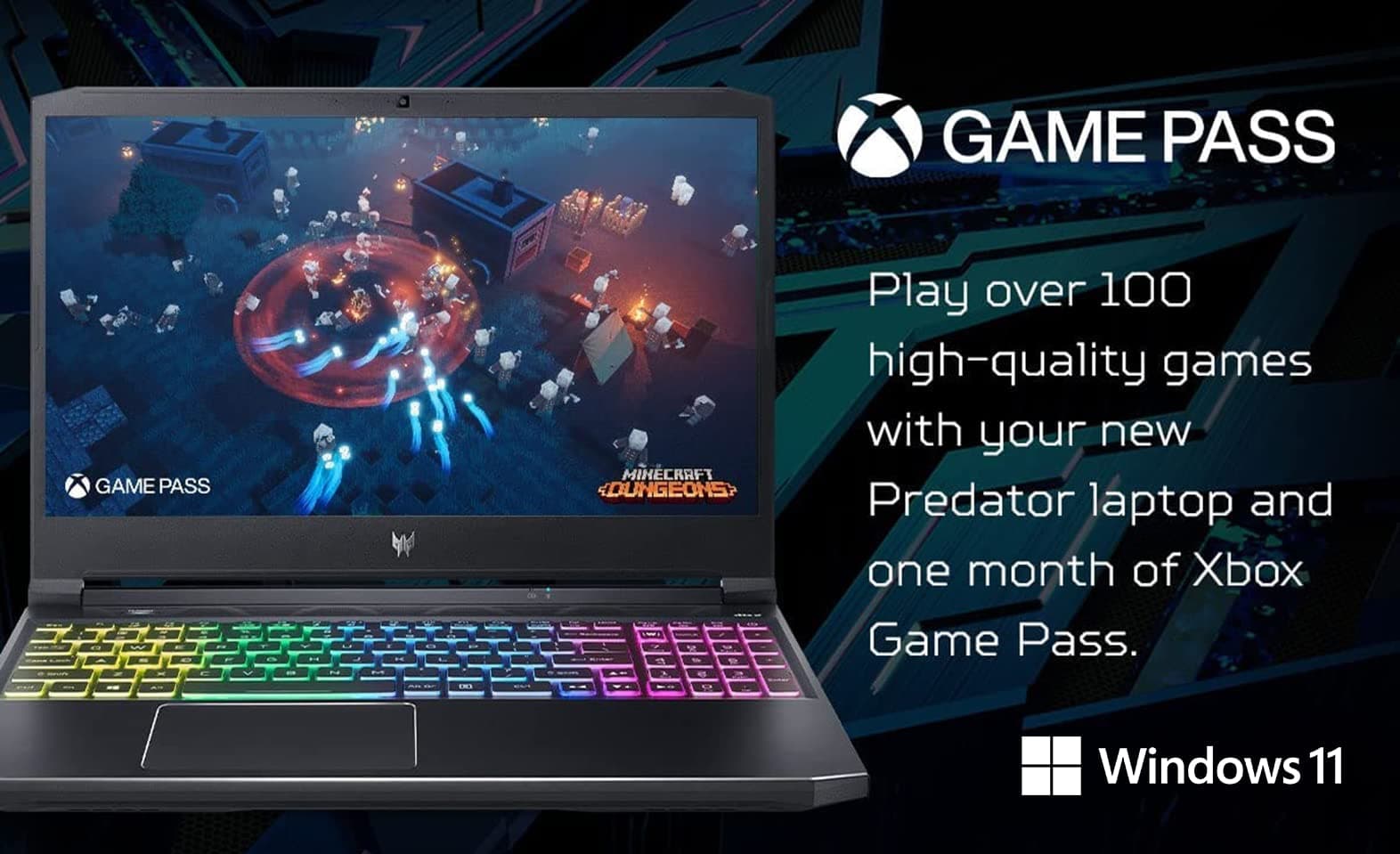 Acer Predator Helios 300 PH315-54-760S Gaming Laptop | Intel i7-11800H | NVIDIA GeForce RTX 3060 GPU | 15.6" FHD 144Hz 3ms IPS Display | 16GB DDR4 | 512GB SSD | Killer WiFi 6 | RGB Keyboard, view 5
