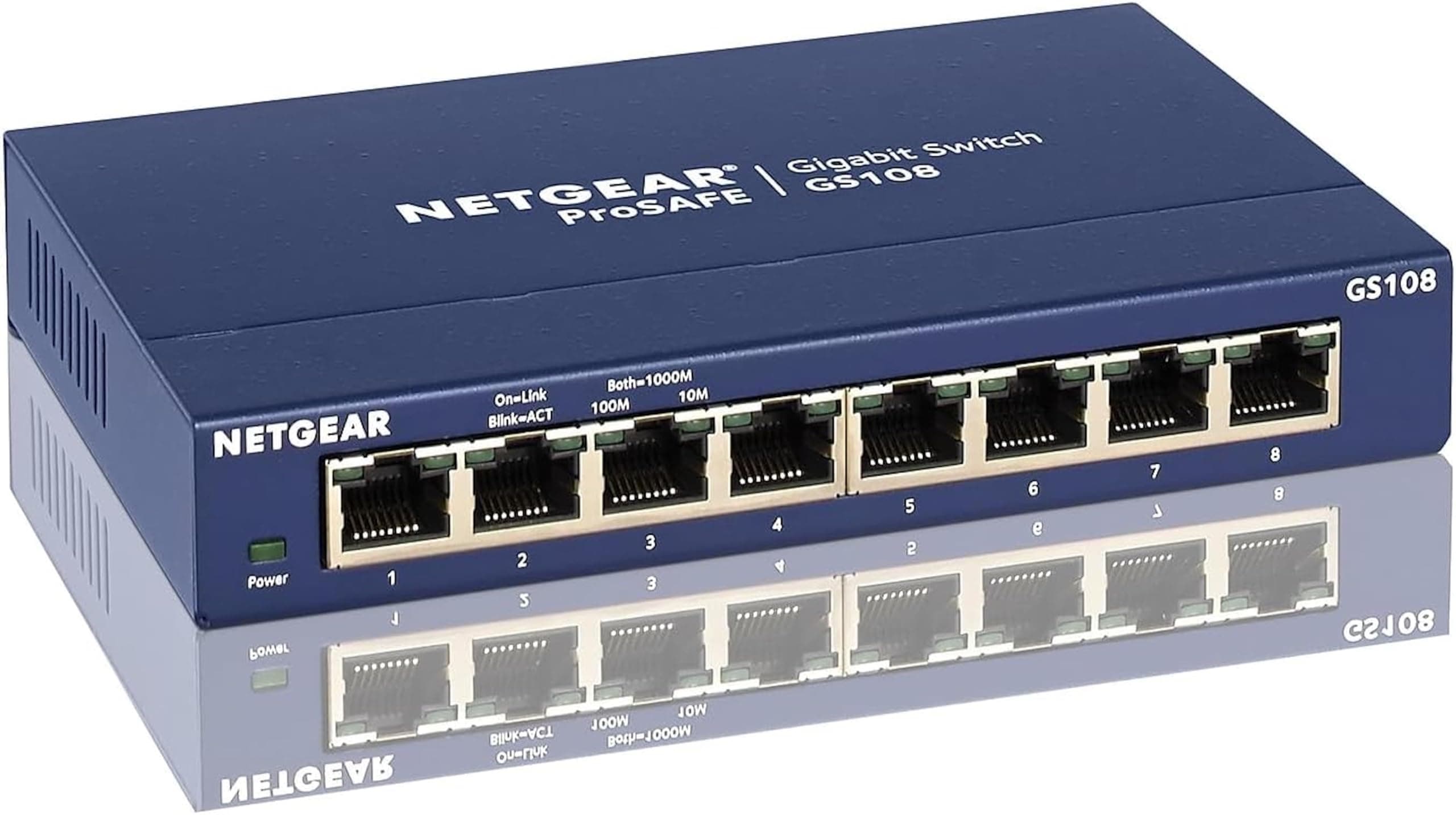 NETGEAR 8-Port Gigabit Ethernet Unmanaged Network Switch (GS108), view 6