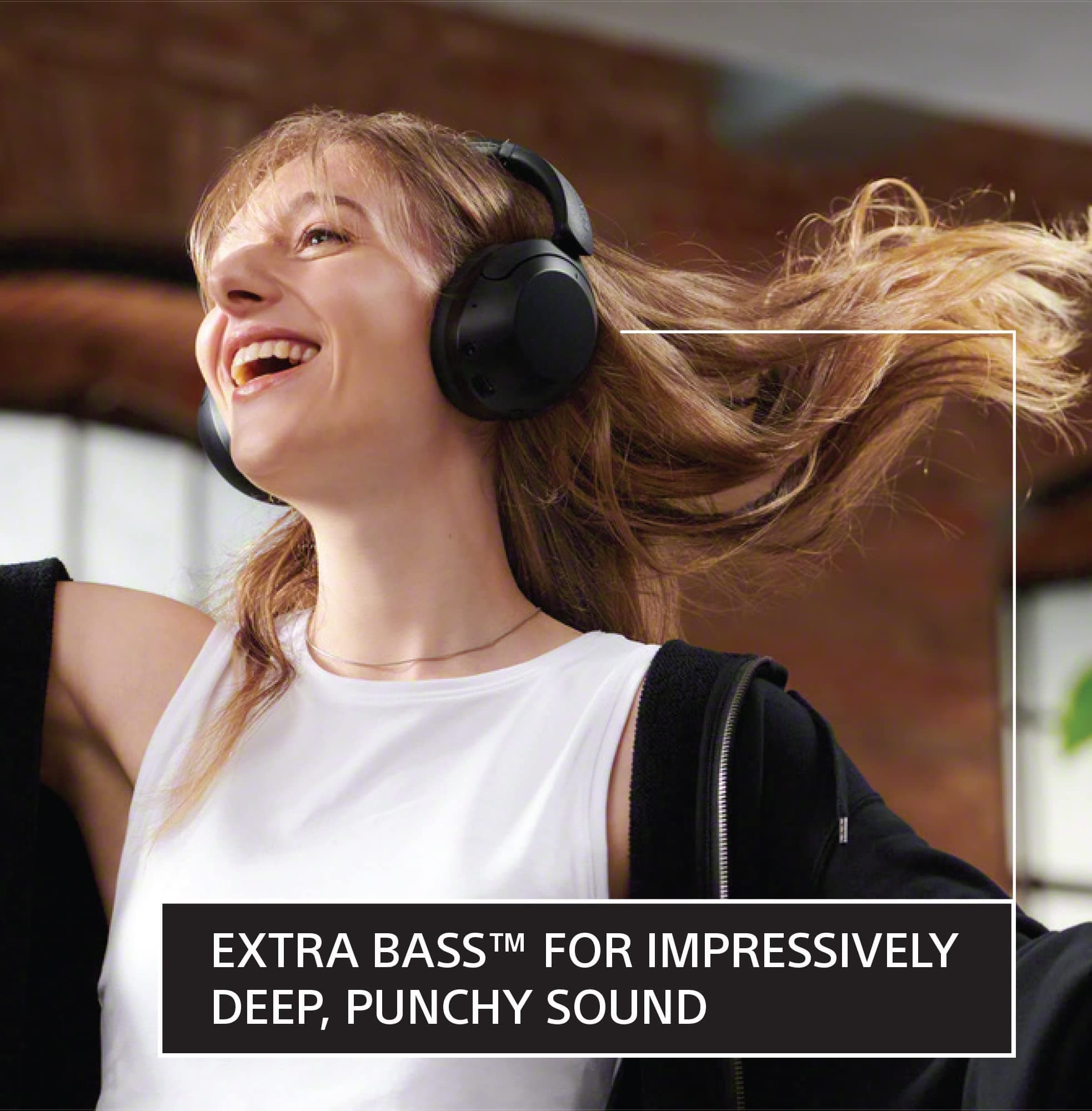 Sony (Refurbished) WH-XB910N EXTRA BASS Bluetooth Wireless Noise-Canceling Headphones - Black (Renewed), view 3