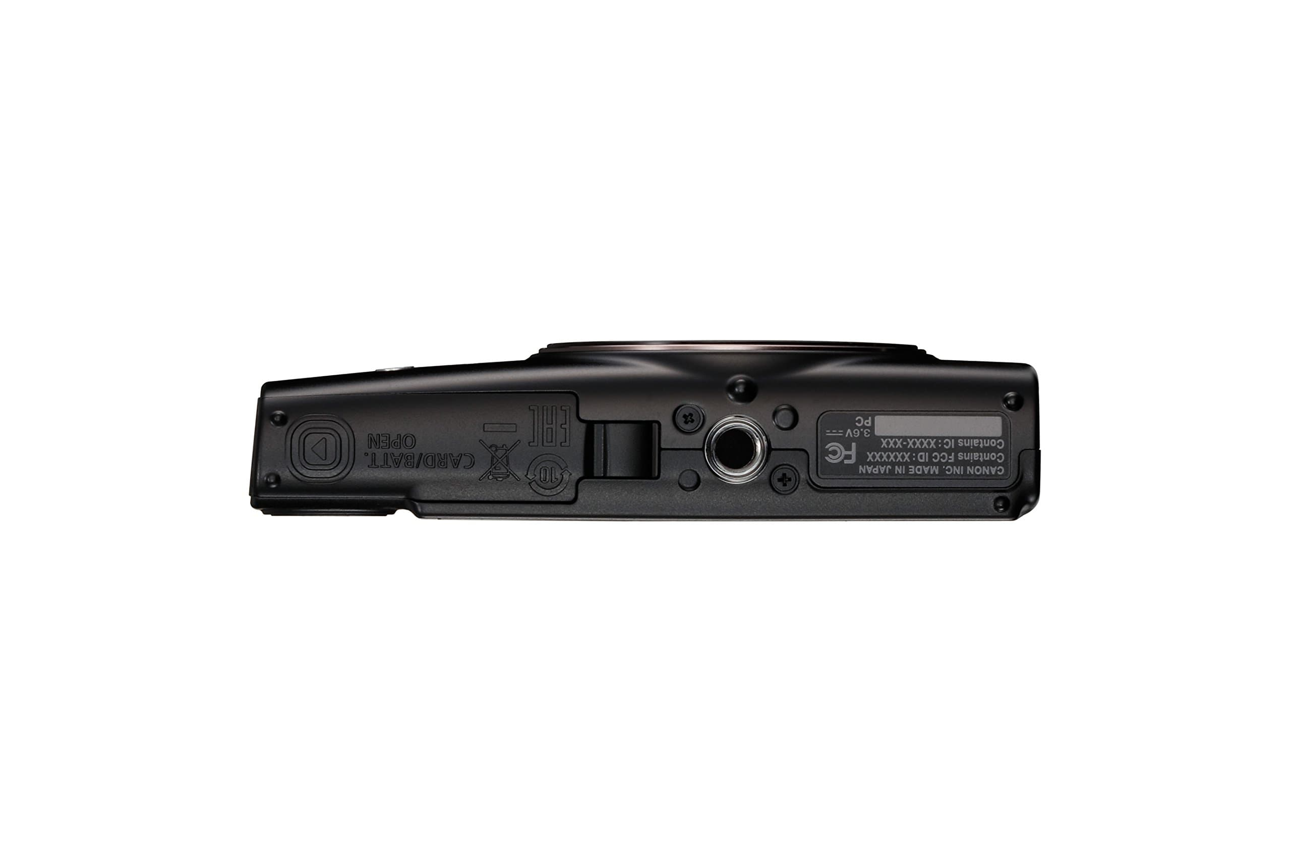 Canon PowerShot ELPH 360 Digital Camera w/ 12x Optical Zoom and Image Stabilization - Wi-Fi & NFC Enabled (Black), view 4