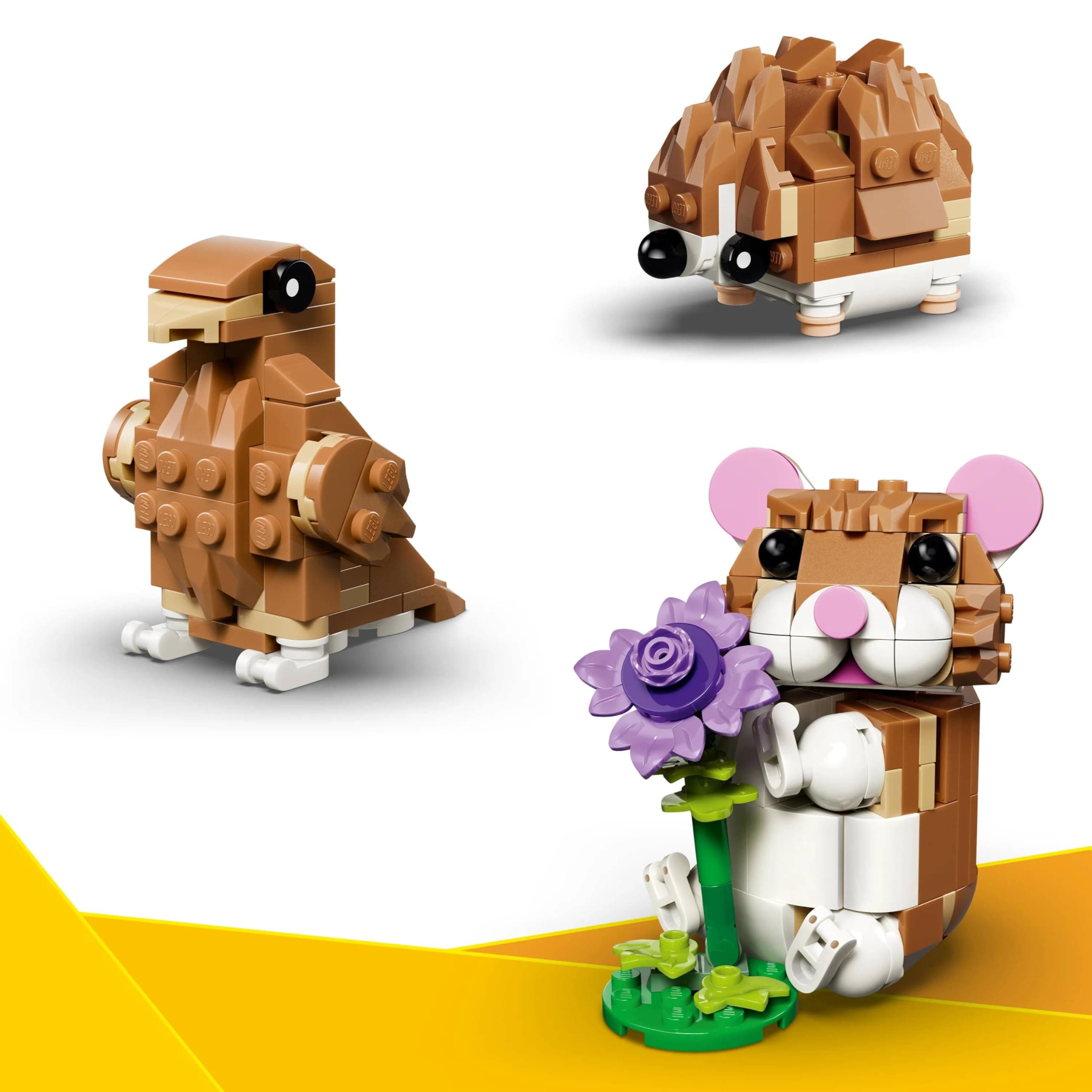 Lego 31376 Creator Hamster Toy Birthday Present Blocks for Girls Boys Children 7 8 9 Years Old Elementary School Student Pretend Play Animal, view 5