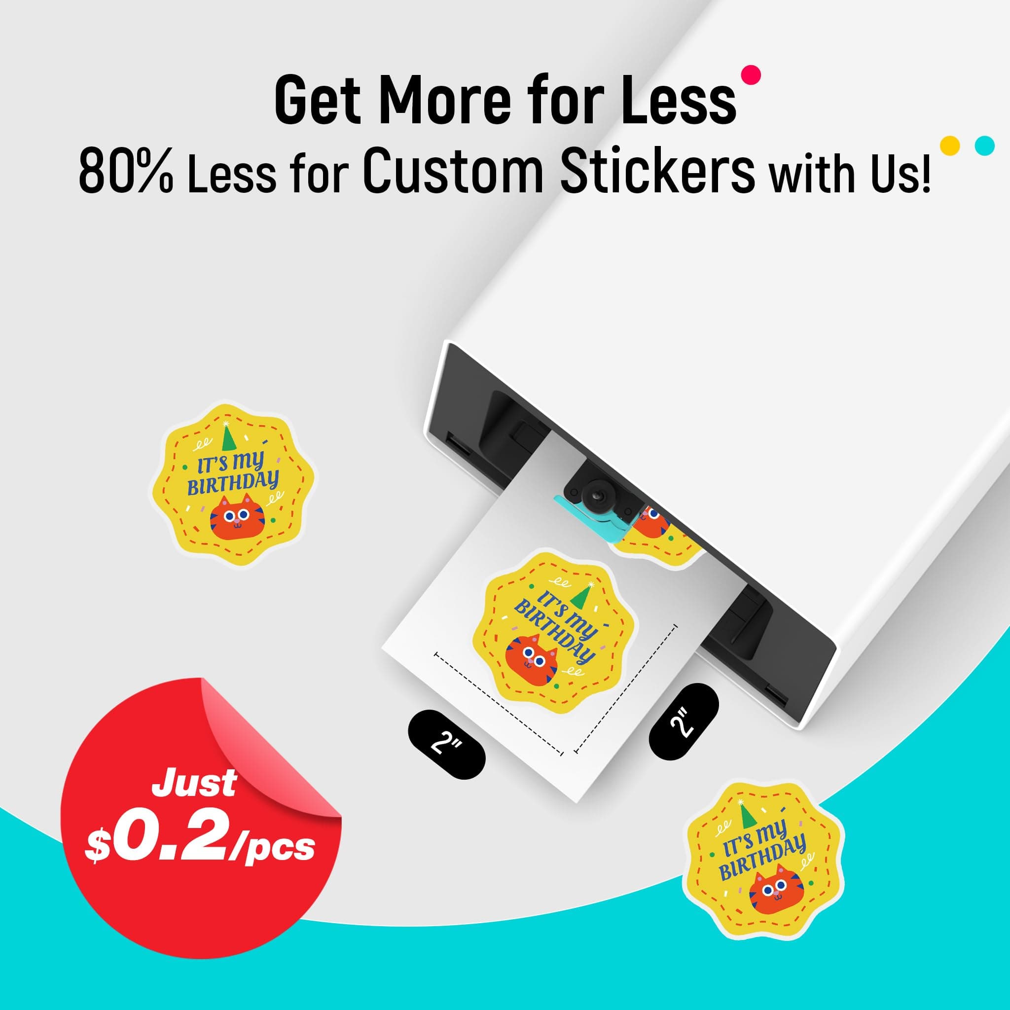 Liene PixCut S1 Color Sticker Printer & Cutting Machine - All-in-One Sticker Maker for DIY Crafts, Custom Labels & Gifts. Thermal Dye-Sublimation Photo Printer, 300 DPI, Precise AI Auto-Cutting, view 8