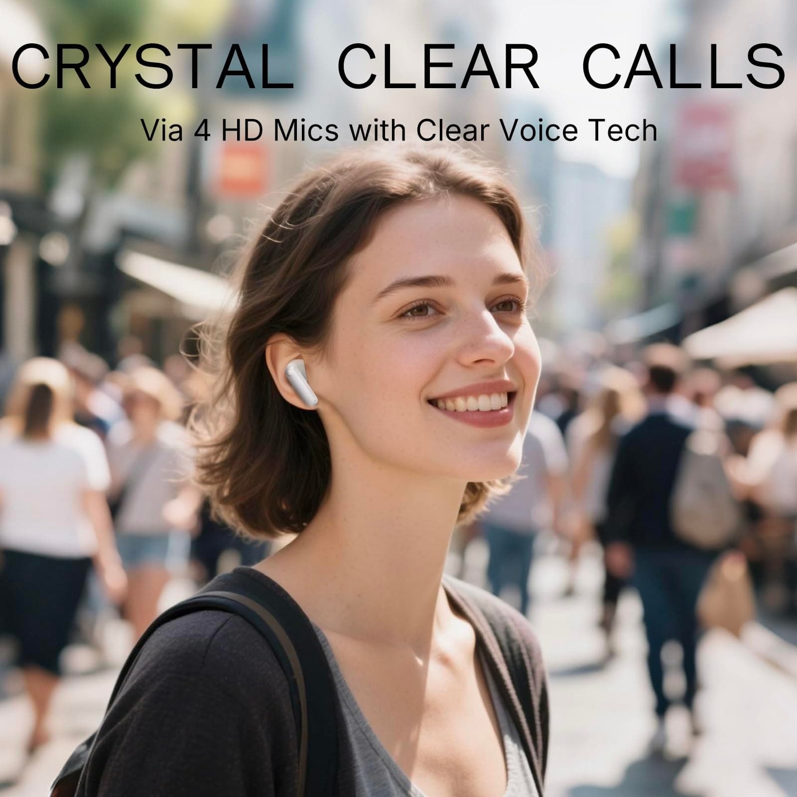 CMF BY NOTHING Buds 2a Wireless Earbuds 2025 New Active Noise Cancelling 42dB Hybrid ANC Bluetooth Headphones, 12.4mm Dynamic Driver for Big Bass, 4Mics Clear Call, Sport Ear Buds for iPhone Android, view 2