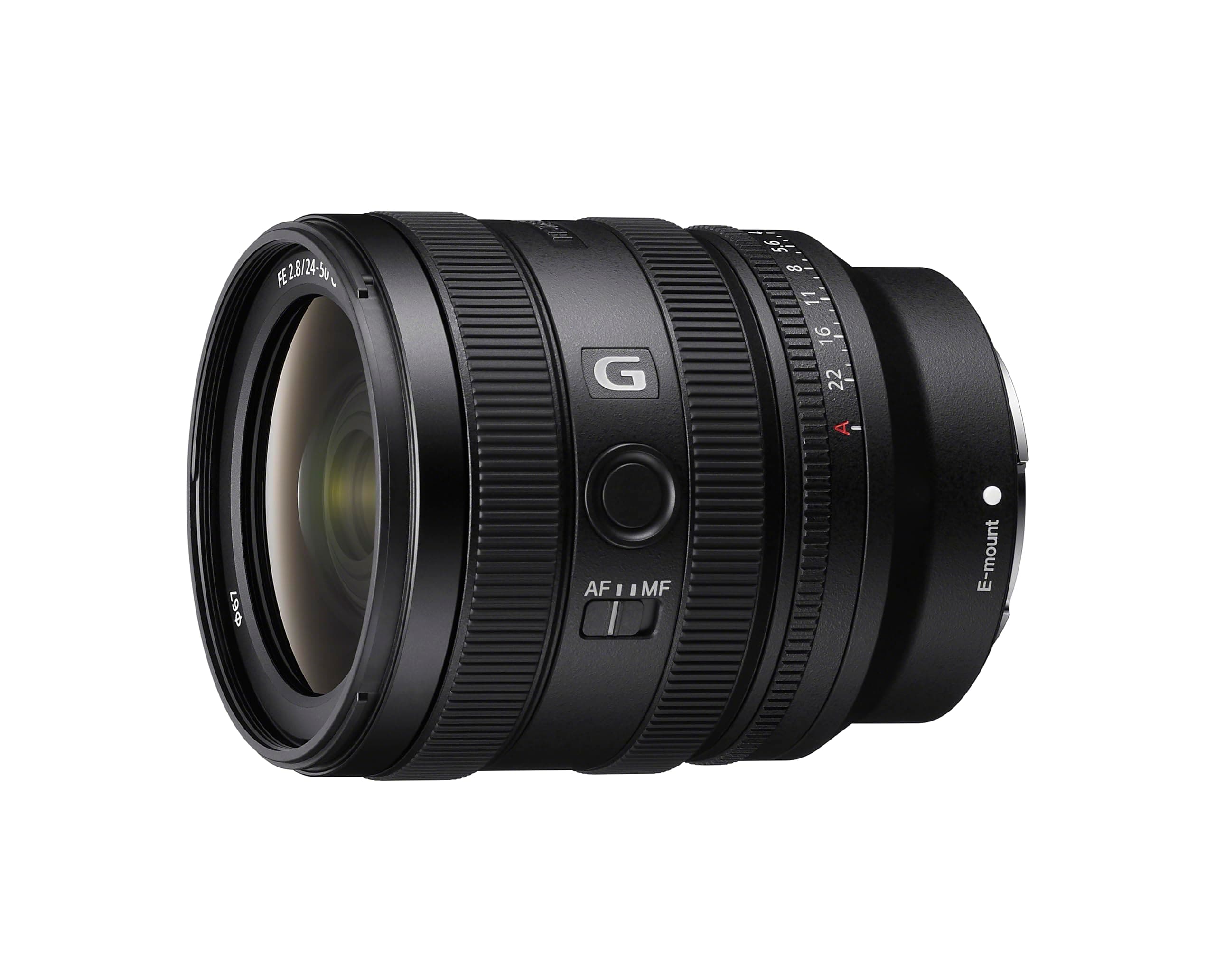 Sony SEL2450G Objetivo Zoom Estándar F2.8, Compacto con Resolución G Lens y Alcance 24-50 mm