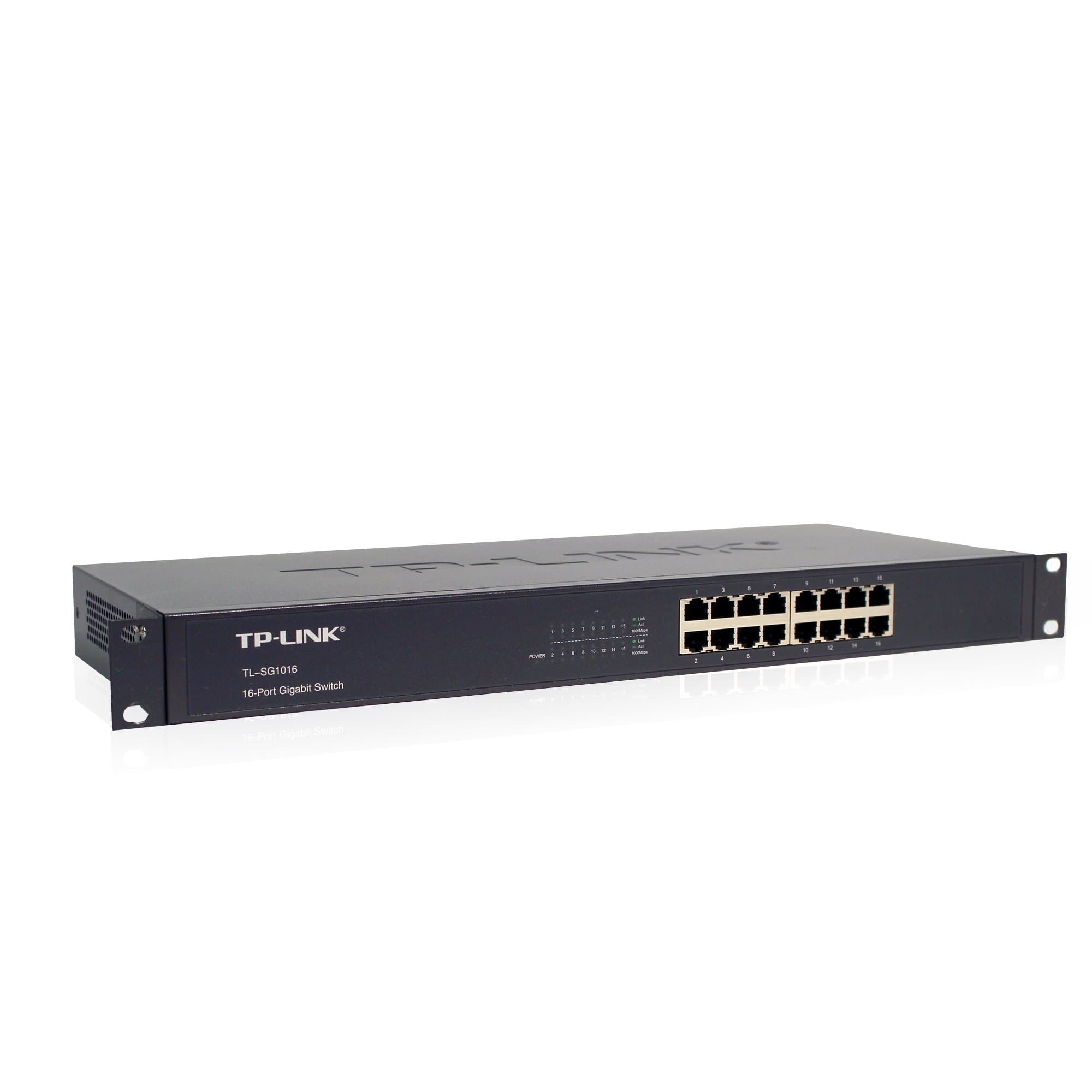 TP-Link TL-SG1016, 16 Port Gigabit Unmanaged Ethernet Switch, view 3