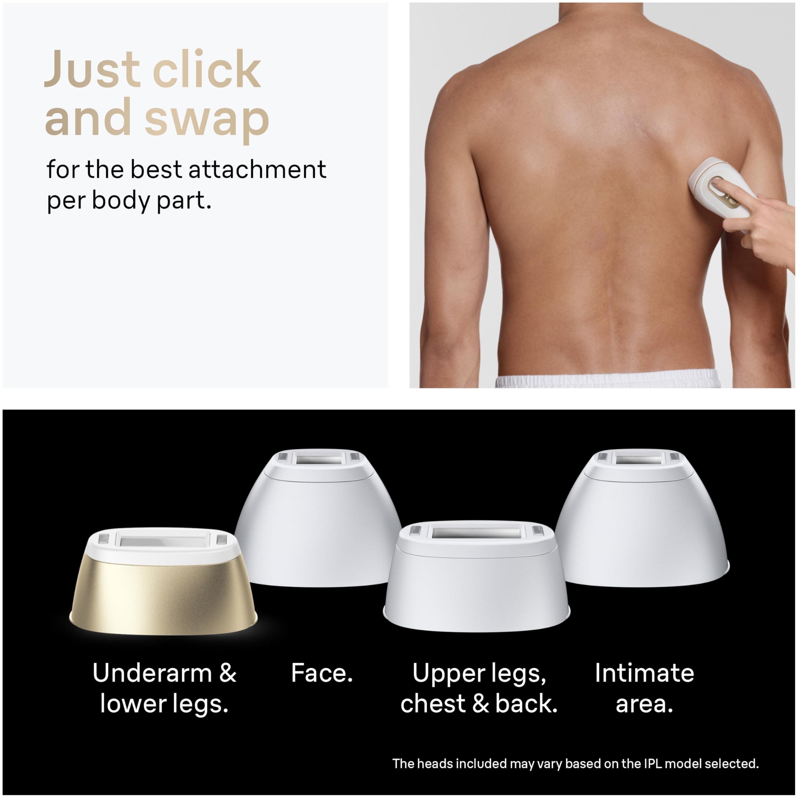 Braun IPL, Silk·Expert Pro 5, IPL Hair Removal for Women and Men, Permanent Laser Hair Reduction At-Home, 2 Heads, Pouch, IPL5137, view 5