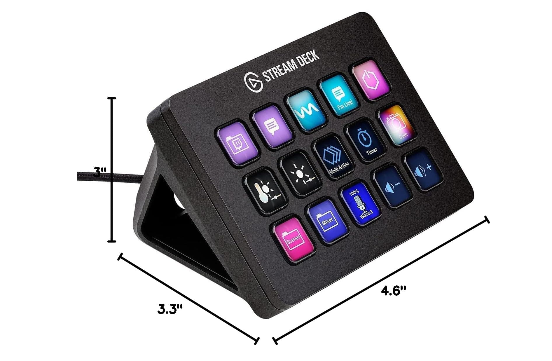 Elgato Stream Deck MK.2 Studio Controller, 15 Macro Keys, view 11