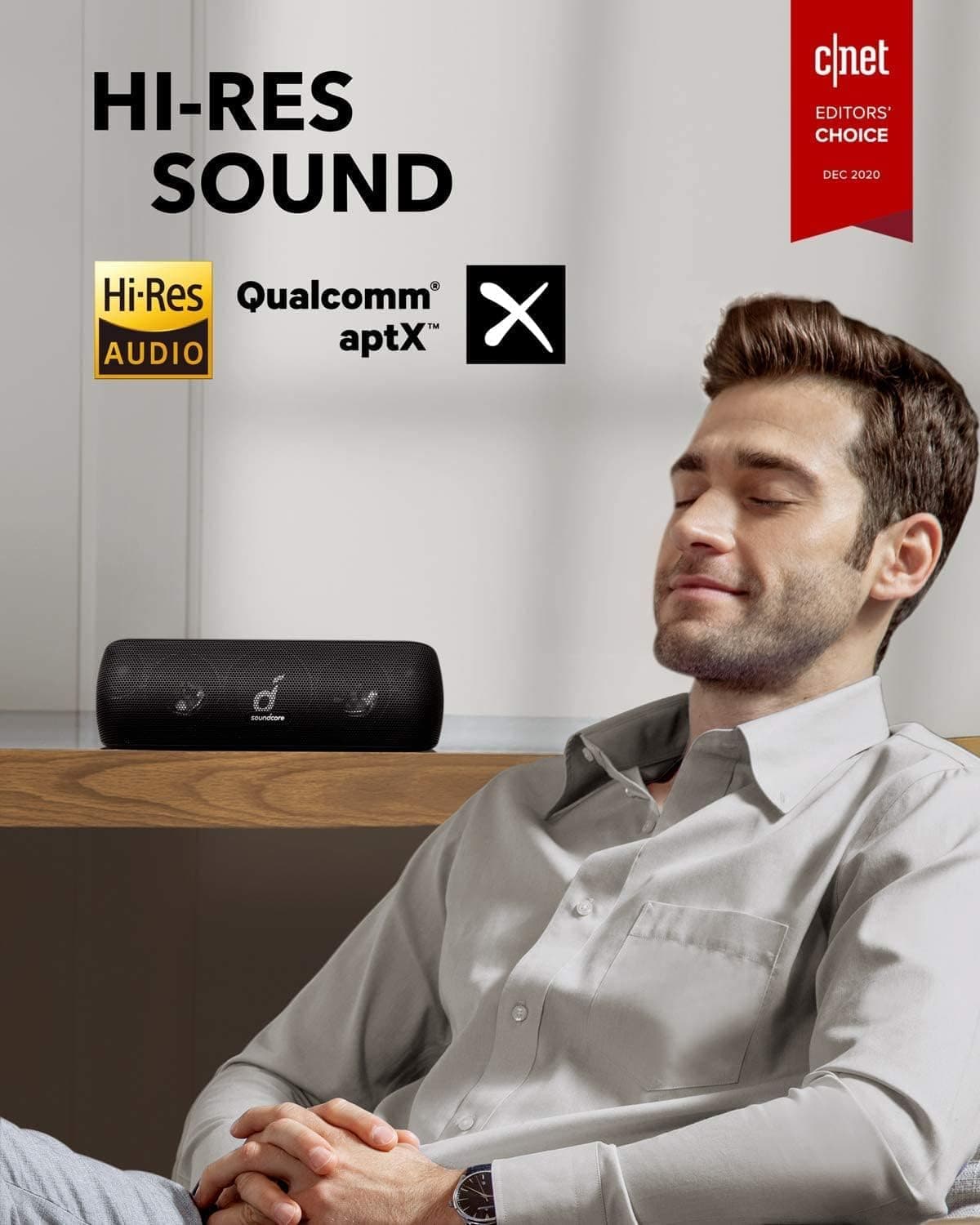 Soundcore Motion+ Bluetooth Speaker with Hi-Res 30W Audio, view 2