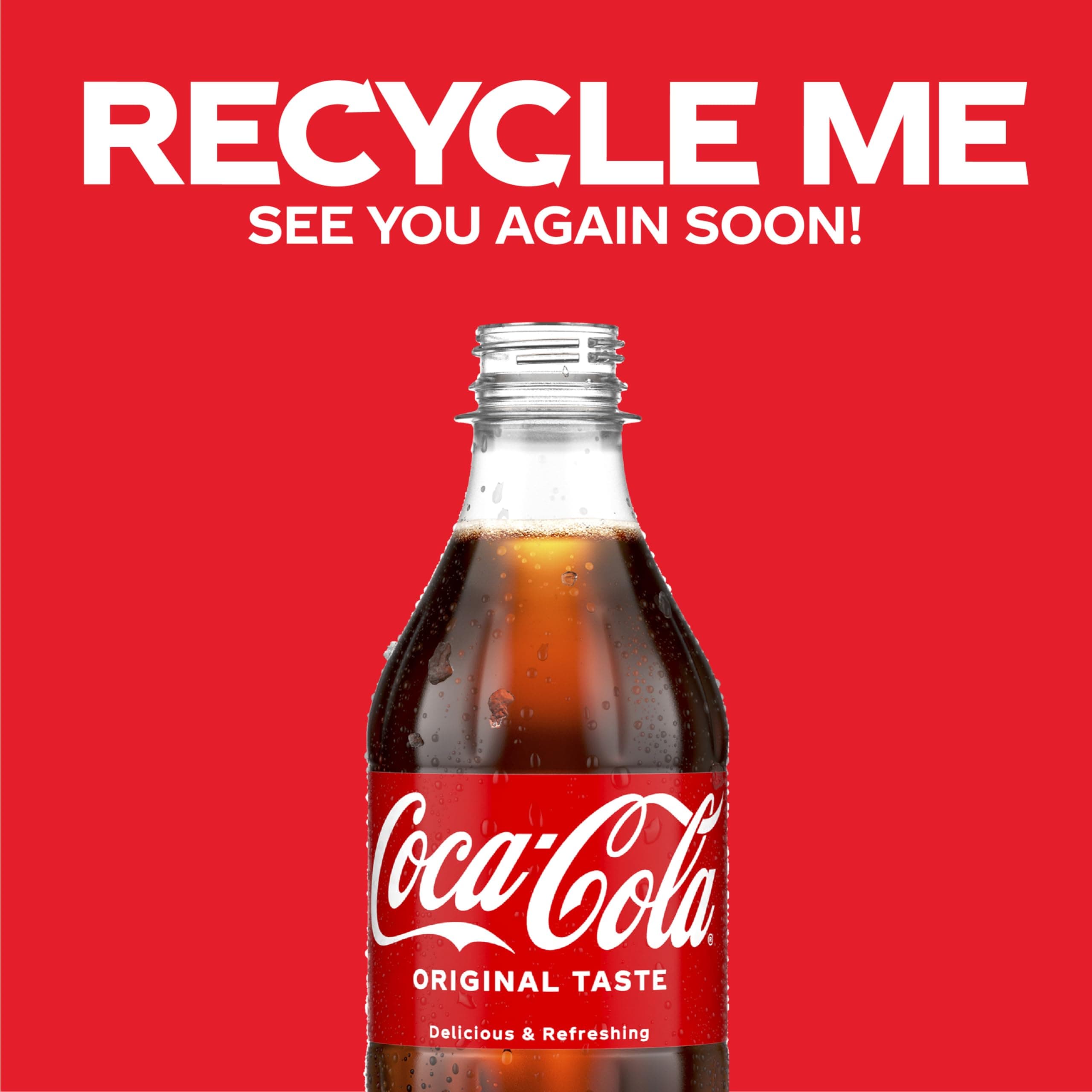 Coca-Cola Soda Soft Drink Bottles, 16.9 fl oz, 6 Pack, view 12