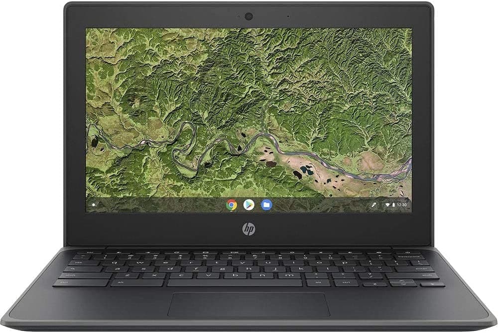 HP 2022 Chromebook 11A G8 Education Edition, 11.6" HD Laptop for Business and Student, AMD A4-9120C(up to 2.4GHz), 4GB Memory, 32GB eMMC, Webcam, USB-C, WiFi, Bluetooth, Chrome OS, JVQ MP, view 2