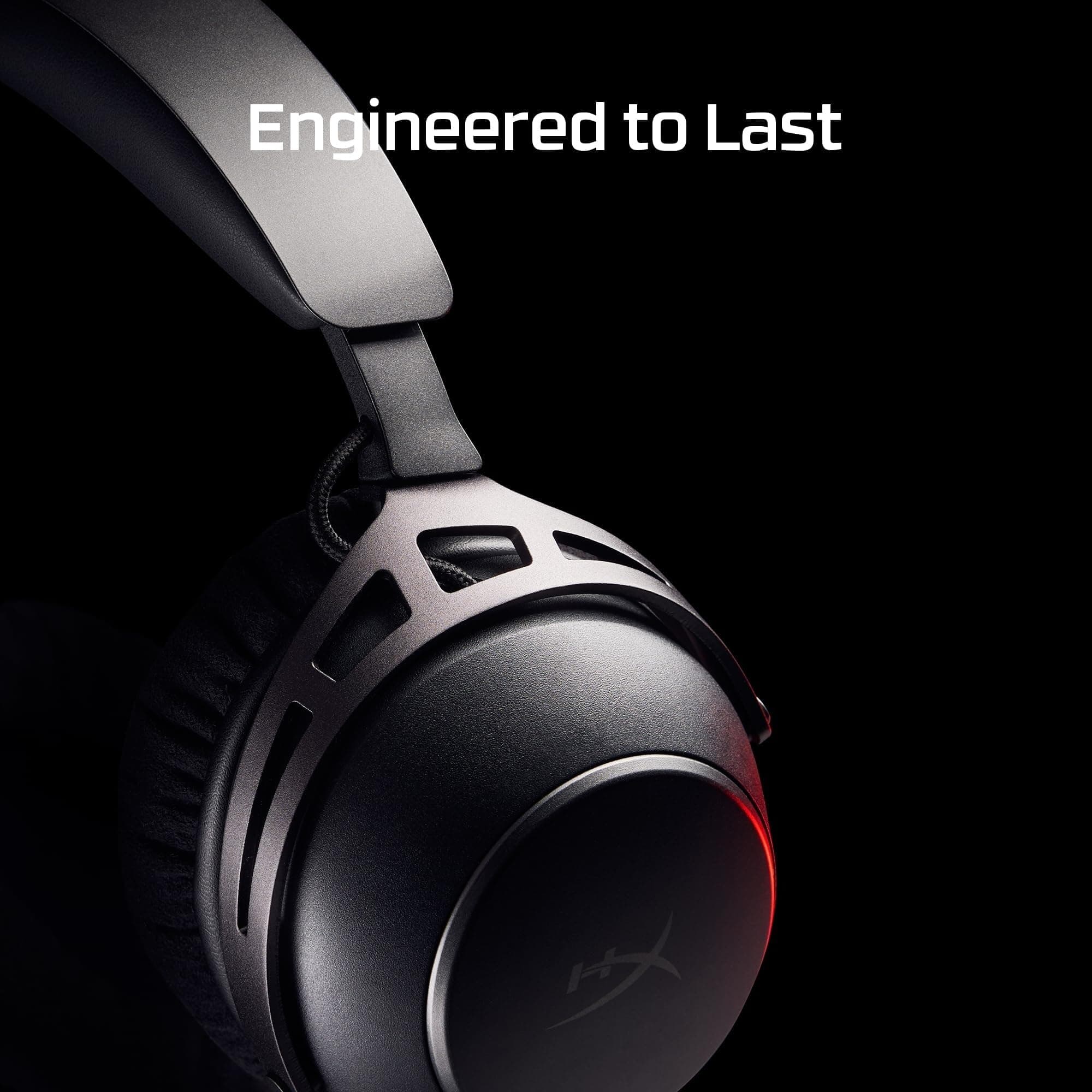 HyperX Cloud Alpha 2 – Wireless Gaming Headset with 53mm Dual-Chamber Drivers and up to 250 Hours Battery Life, RGB Base Station, Simultaneous 2.4GHz & Bluetooth - Black, view 8