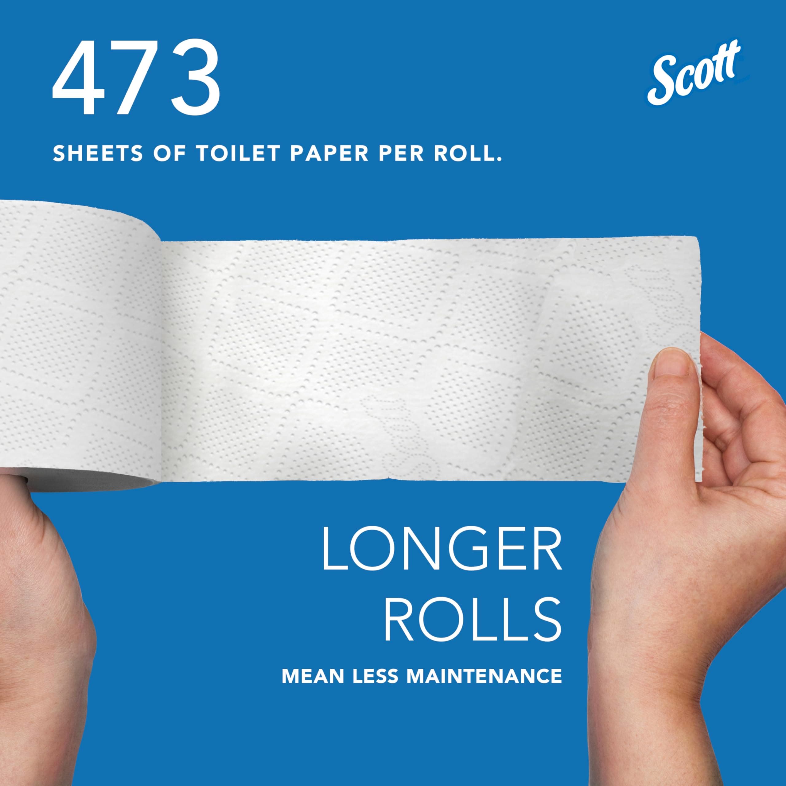 Scott Professional Standard Roll Toilet Paper, Bulk, 80 Rolls (13217), view 7
